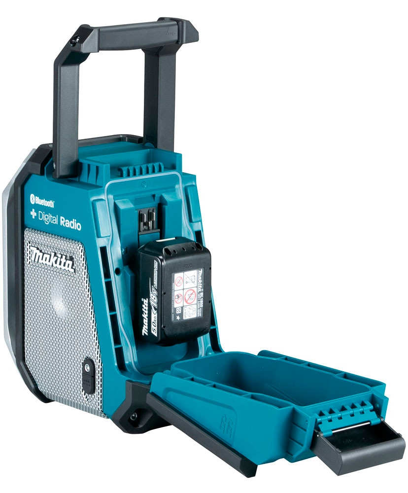 Makita Baustellenradio »DMR115«, (Bluetooth FM-Tuner-Digitalradio (DAB+), 12V, Bluetooth-Radio, ohne Akku