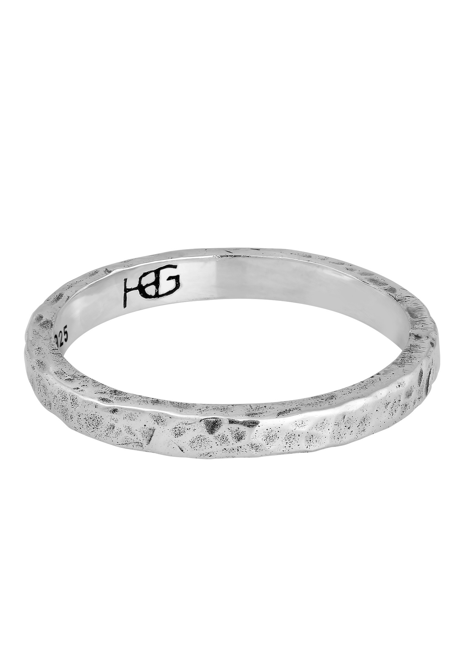 HAZE & GLORY Silberring »Ring Bandring - Zion Schmales Design 925 Silber«