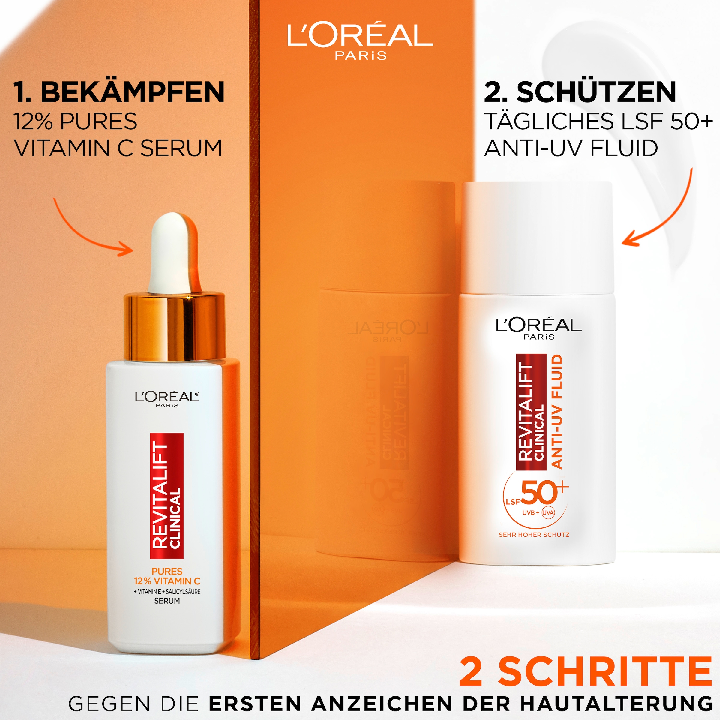 L'ORÉAL PARIS Sonnenschutzfluid »L'Oréal Paris Feuchtigkeitspflege mit LSF«, mit Lichtschutzfaktor