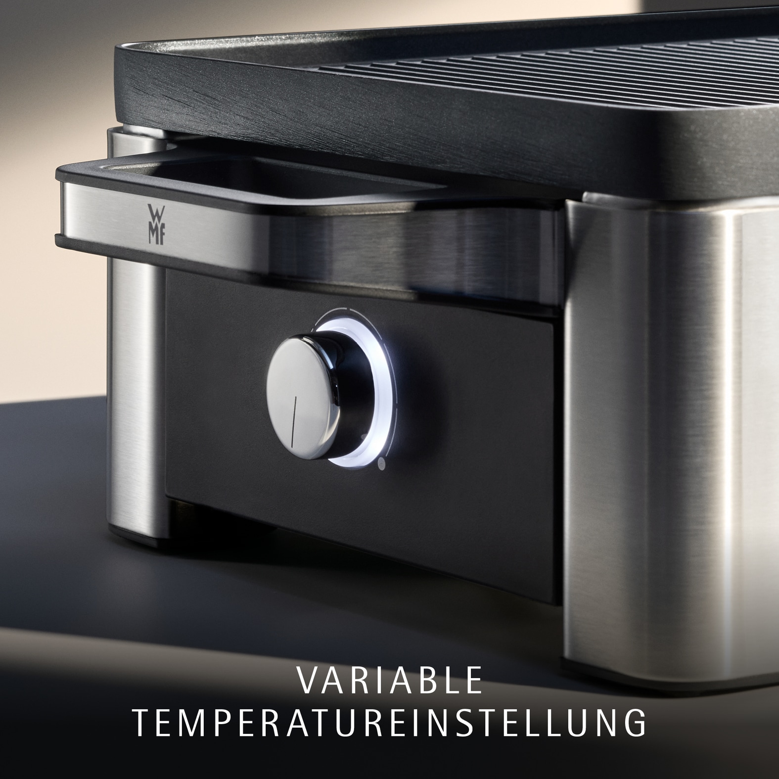 WMF Raclette »LONO« 4 Stk. Raclettepfännchen 870 W LED-Beleuchtung, Aufbewahrungsfach für unbenutzte Pfännchen