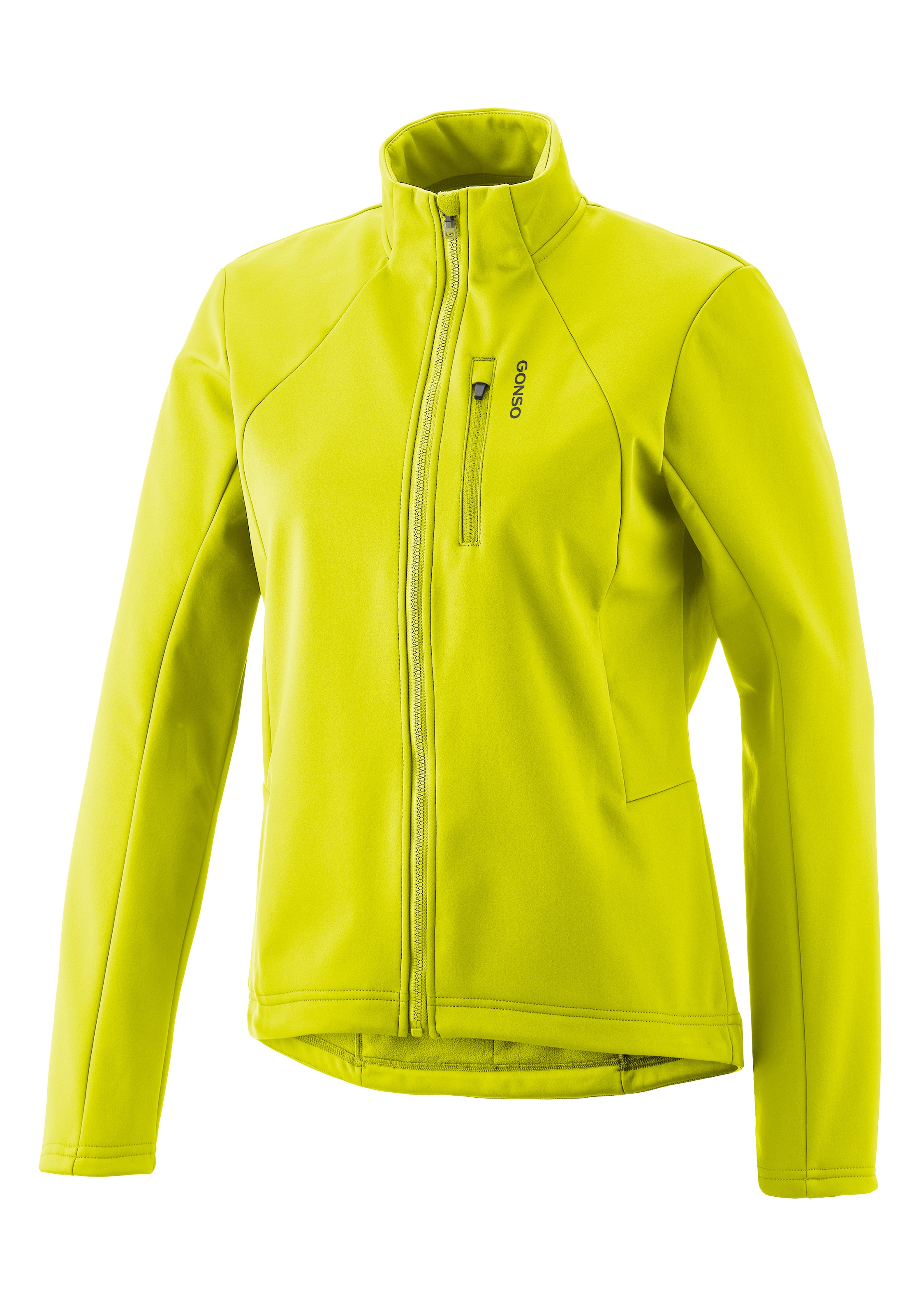 Gonso Fahrradjacke »ADVENTURE JACKET SOFTSHELL W«, Damen Radjacke, atmungsaktiv, Slim Fit