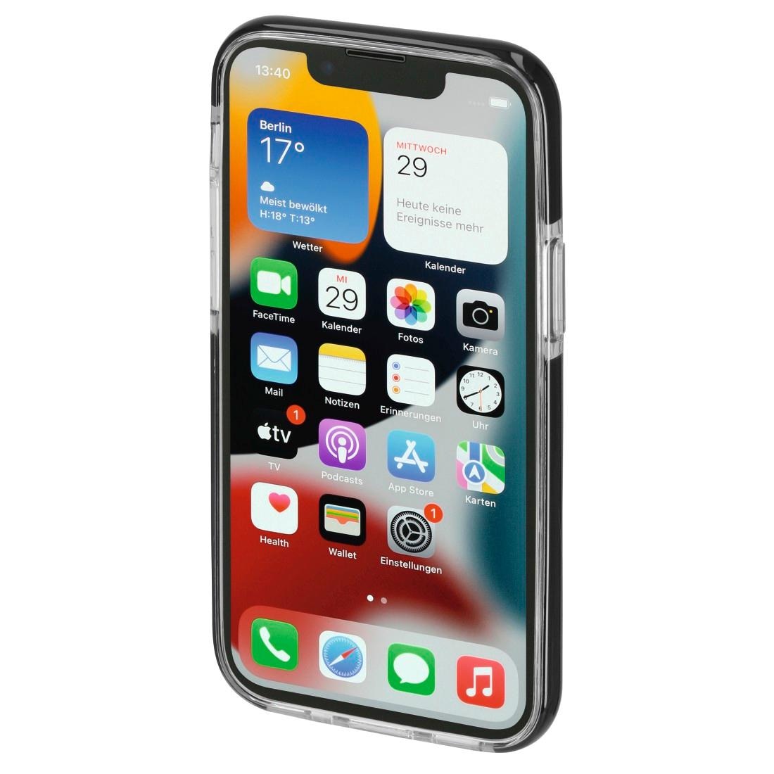 Hama Smartphone-Hülle »Cover "Protector" für Apple iPhone 13, Schwarz, Smartphone-Cover«