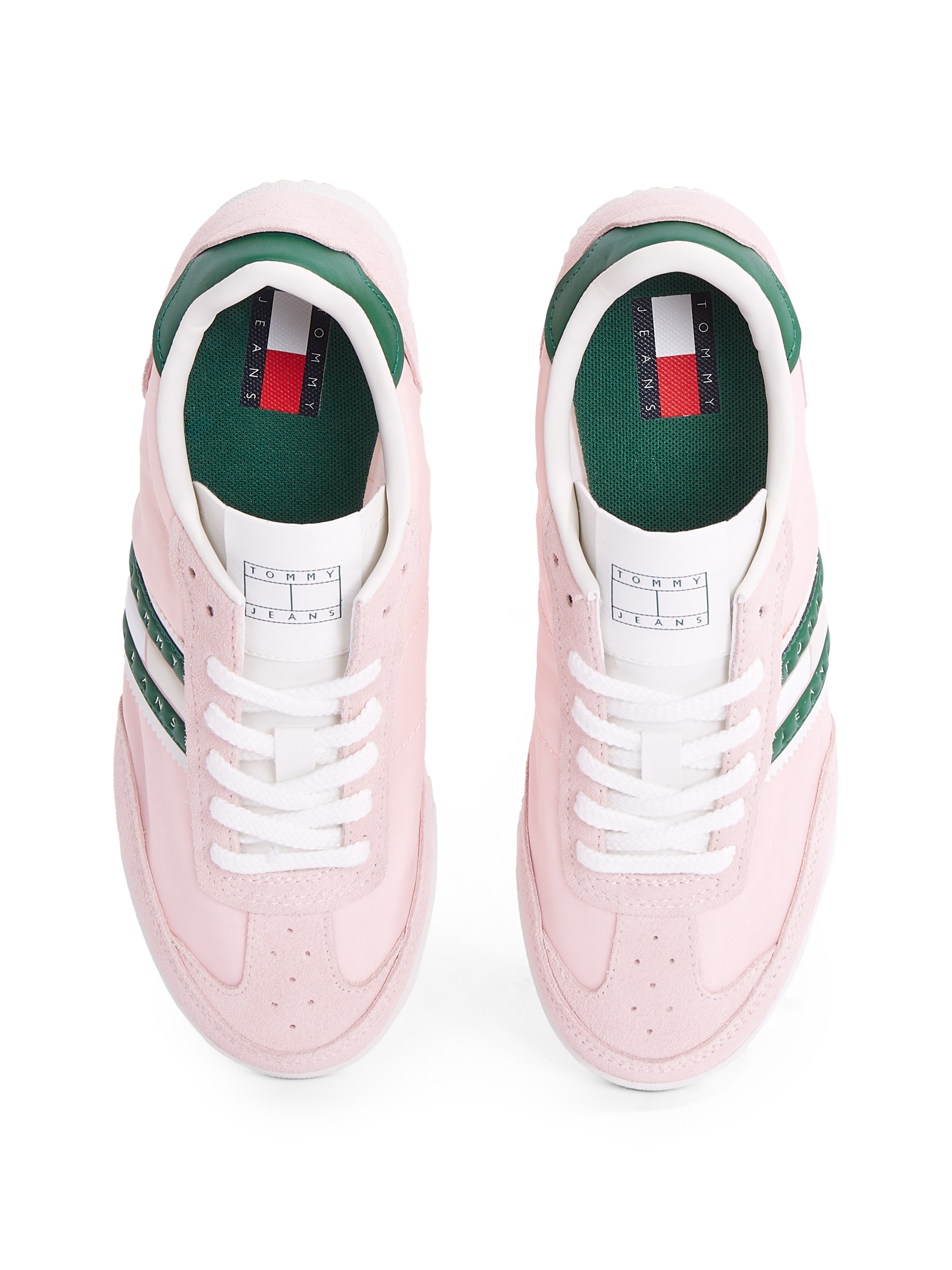 Tommy Jeans Keilsneaker »TJW RETRO RUNNER CLEATED«, Freizeitschuh, Halbschuh, Schnürschuh mit Logoschriftzug