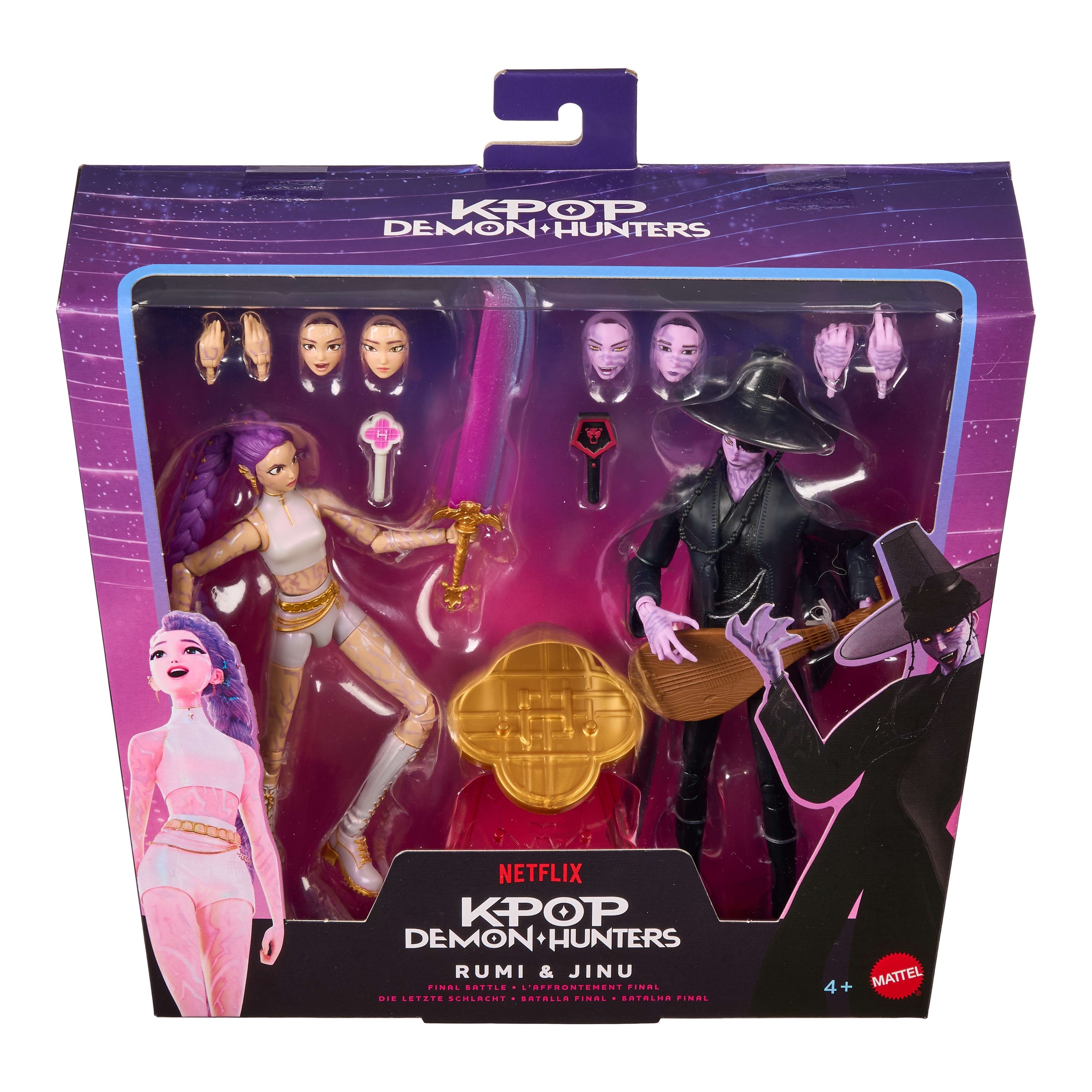 Mattel® Actionfigur »KPop Demon Hunters Rumi & Jinu - Der finale Kampf« beweglich