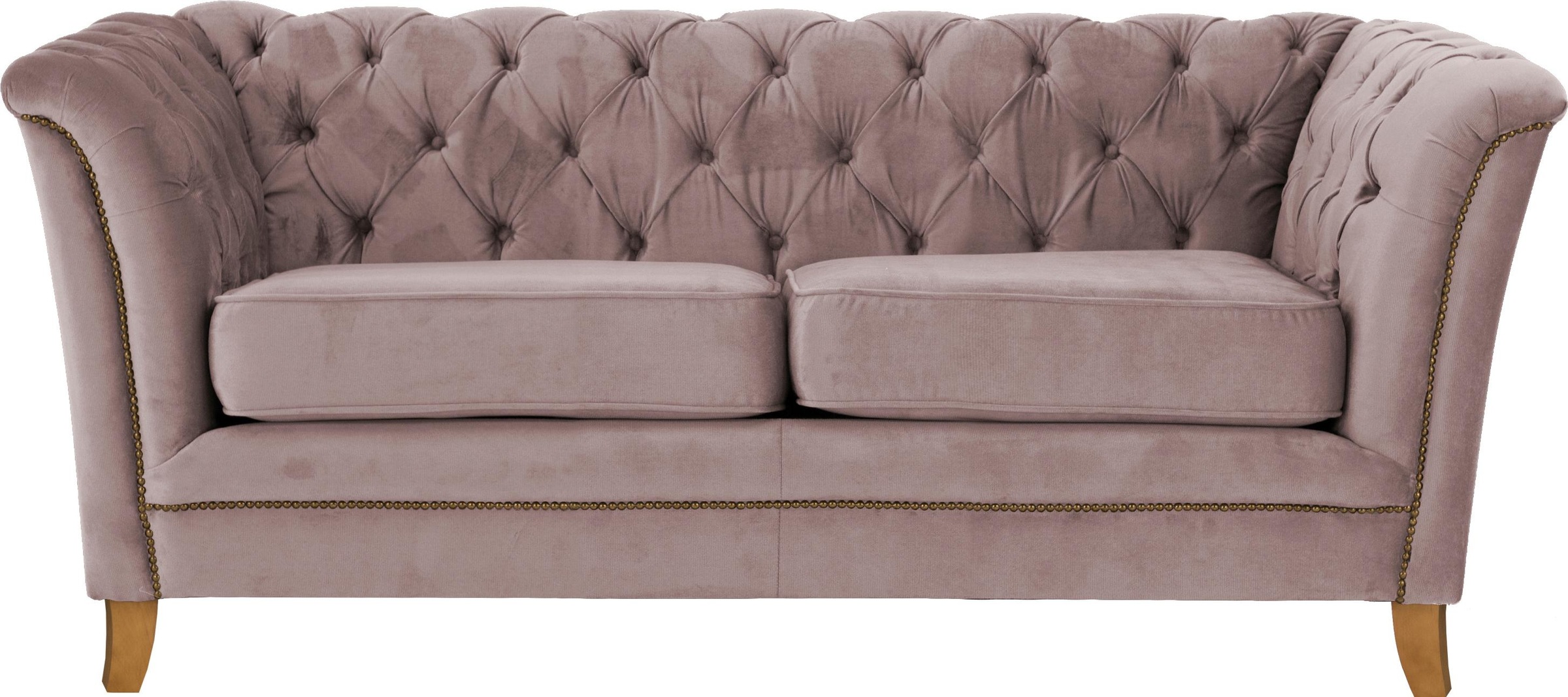 Home affaire 2-Sitzer »Newport« mit Knopfheftung im Rücken, Keder und feinen Armlehnen