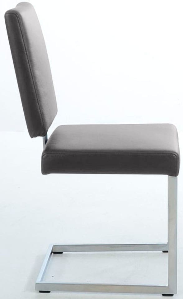 K+W Komfort & Wohnen Freischwinger, Leder Longlife BRONCO, stabiles Hochkantgestell, in Leder oder Microfaser