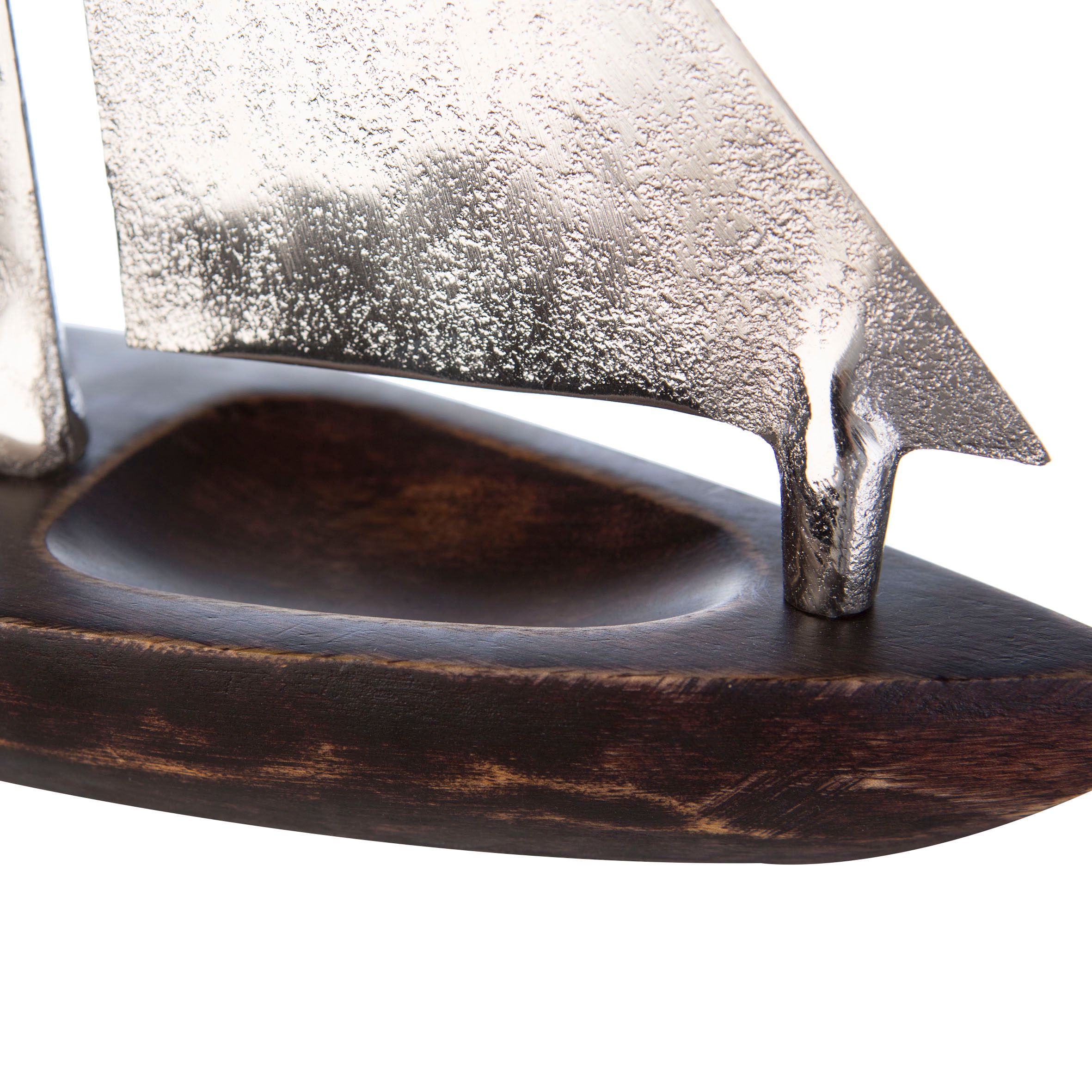 GILDE Dekoobjekt »Skulptur Segelboot Classic«, cm, maritim, 53 Wohnzimmer bestellen Metall aus Holz, Höhe bequem und