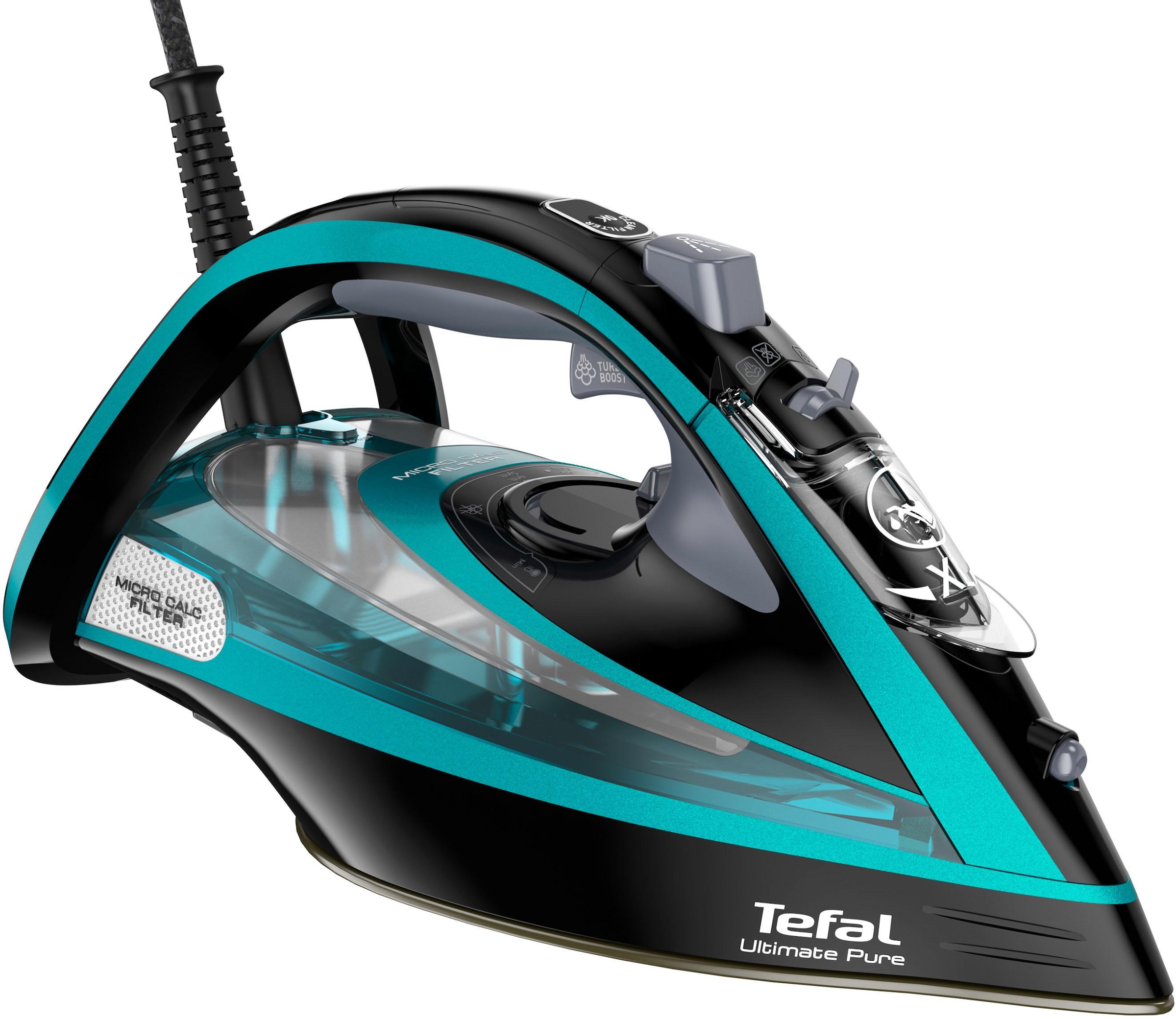 Tefal Dampfbügeleisen »FV9844 Ultimate Pure«, 3200 W, Durilium Airglide  Autoclean-Bügelsohle, automatische Abschaltung mit 3 Jahren XXL Garantie