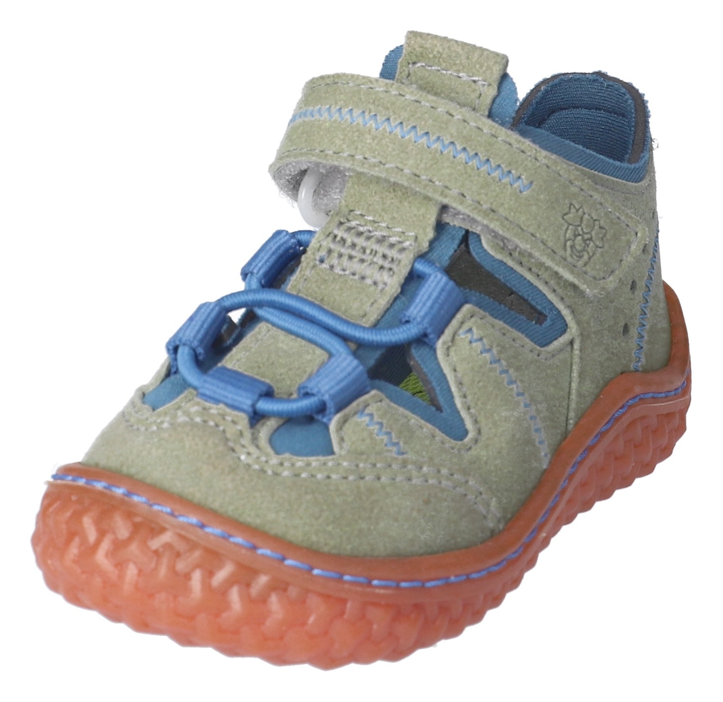 PEPINO by RICOSTA Barfußschuh »Jerry WMS: mittel«  , Barfußschuh mit Gummizug u. Klett, Größenschablone zum Download