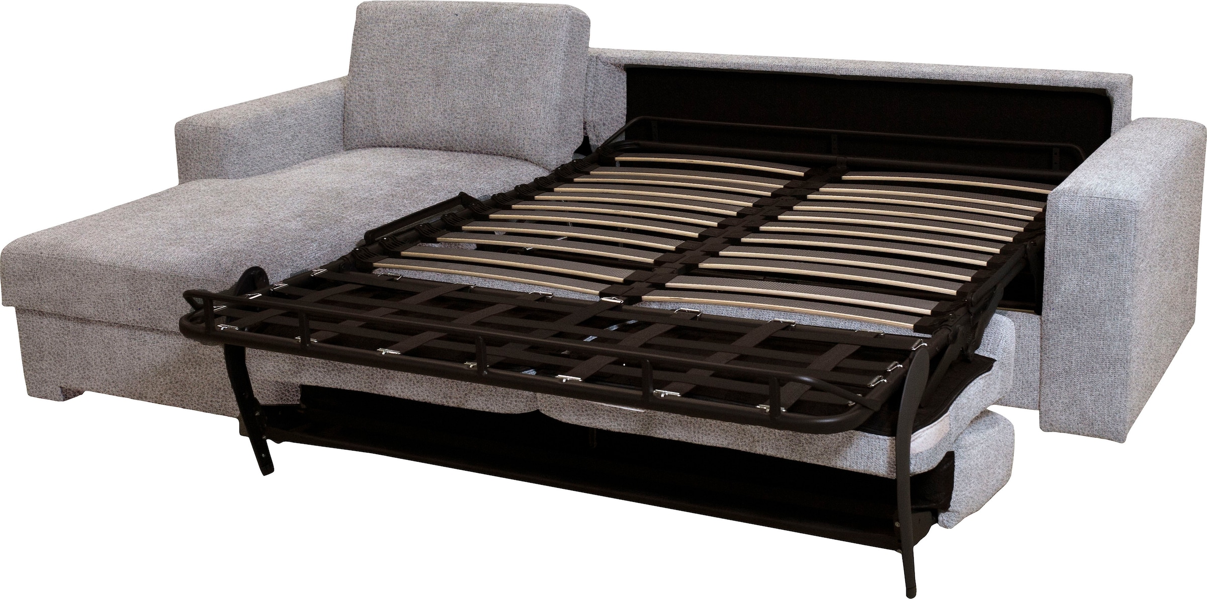 Home affaire Ecksofa Roma "L" Dauerschlaffunktion, mit Unterfederung, Matratzenhöhe 14cm, Liegemaße ca 163x198 cm, L-Form