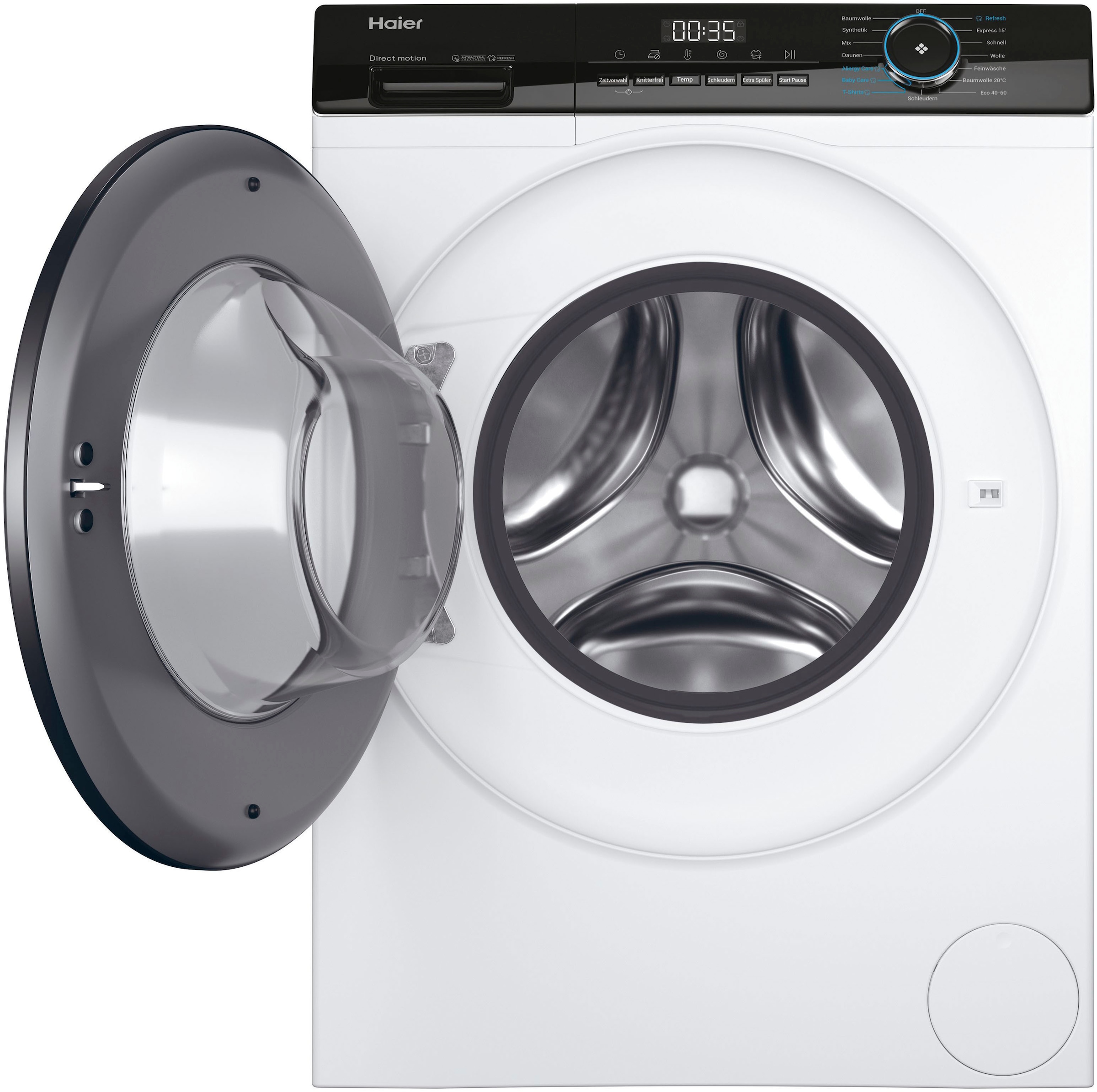 Haier Waschmaschine »HW100-B14939«, 10 kg, 1400 U/min, 10 kg, 1400 U/min, Flüsterleiser Motor, Antibakterielle Technologie