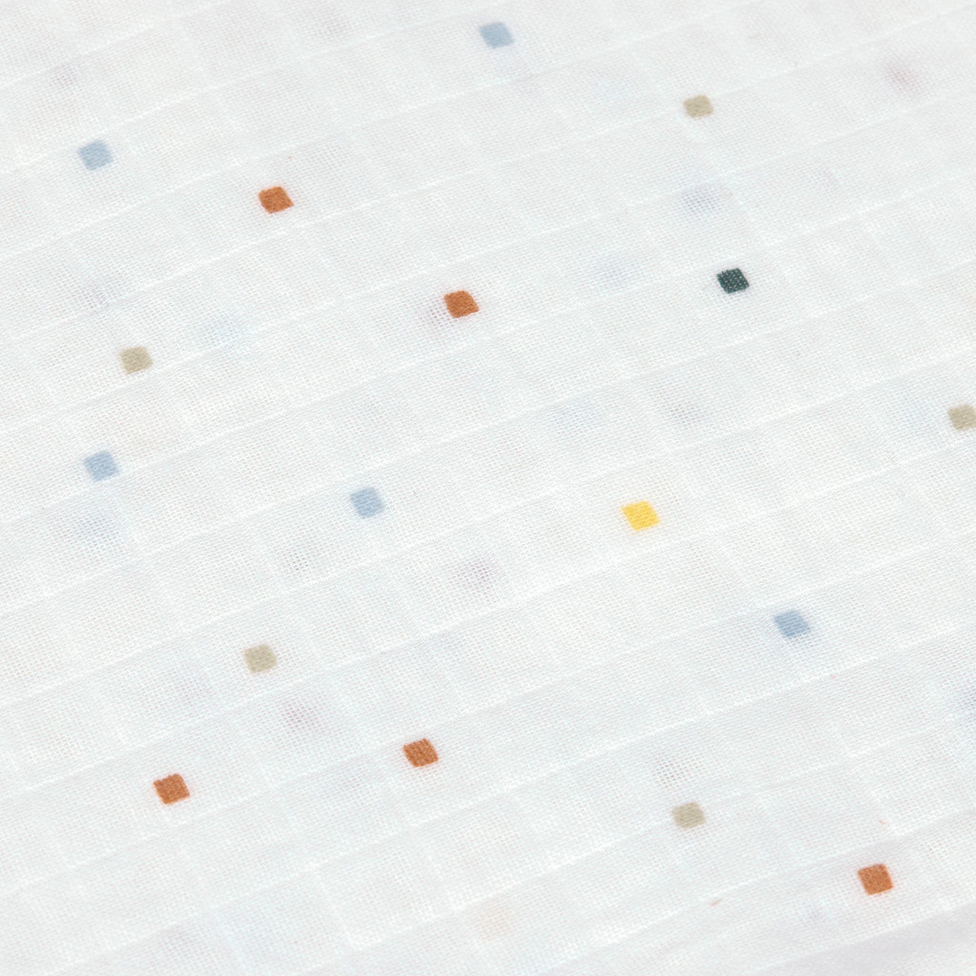 LÄSSIG Stoffwindeln »Mullwindeln, M, Happy Fruits, blue« GOTS made with organic materials, zertifiziert durch BCS 27262