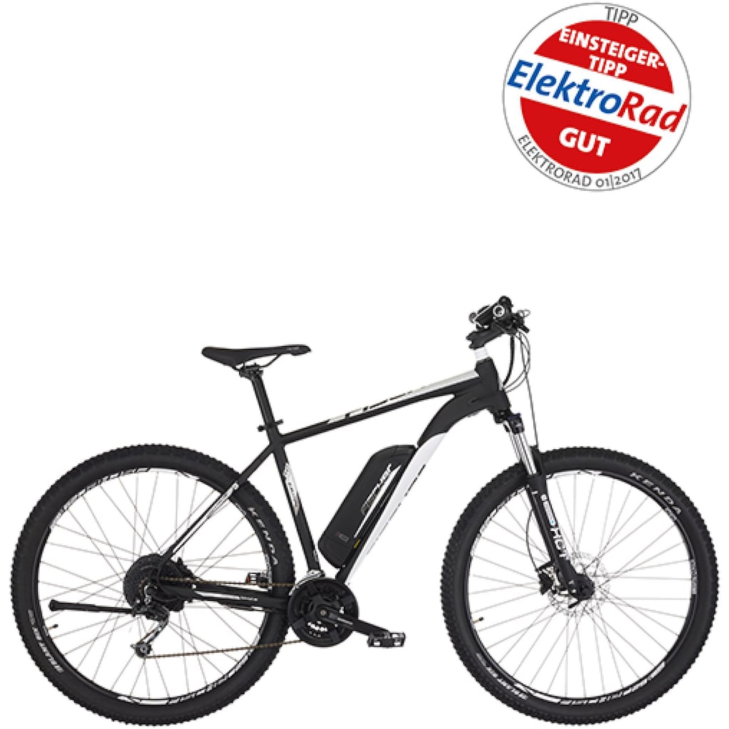 FISCHER Fahrrad E-Bike »MONTIS EM 1724 557«, 10 Gang, Shimano, Deore, Heckmotor 250 W, (mit Schloss)