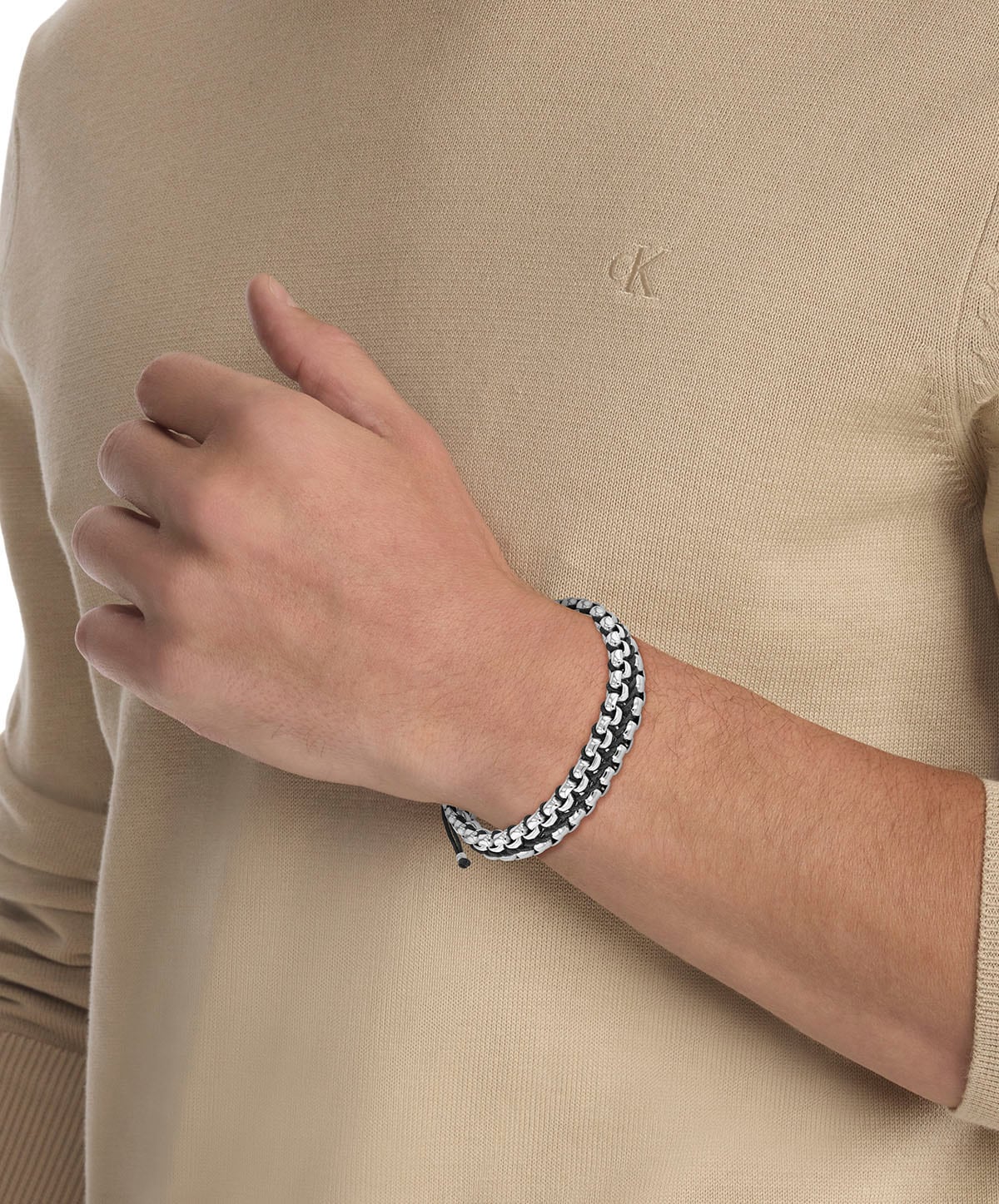 Calvin Klein Armband »Schmuck Edelstahl Armkette CK FUSED, 35100039, 35100040, 35100041«