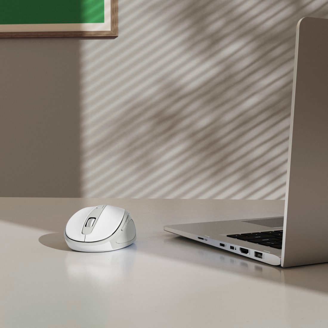 Hama Maus »Funkmaus WM-400 ergonomisch optisch 6 Tasten leise« Funk Ergonomisch, flüsterleise, 6 Tasten, DPI-Schalter, USB-Empfänger
