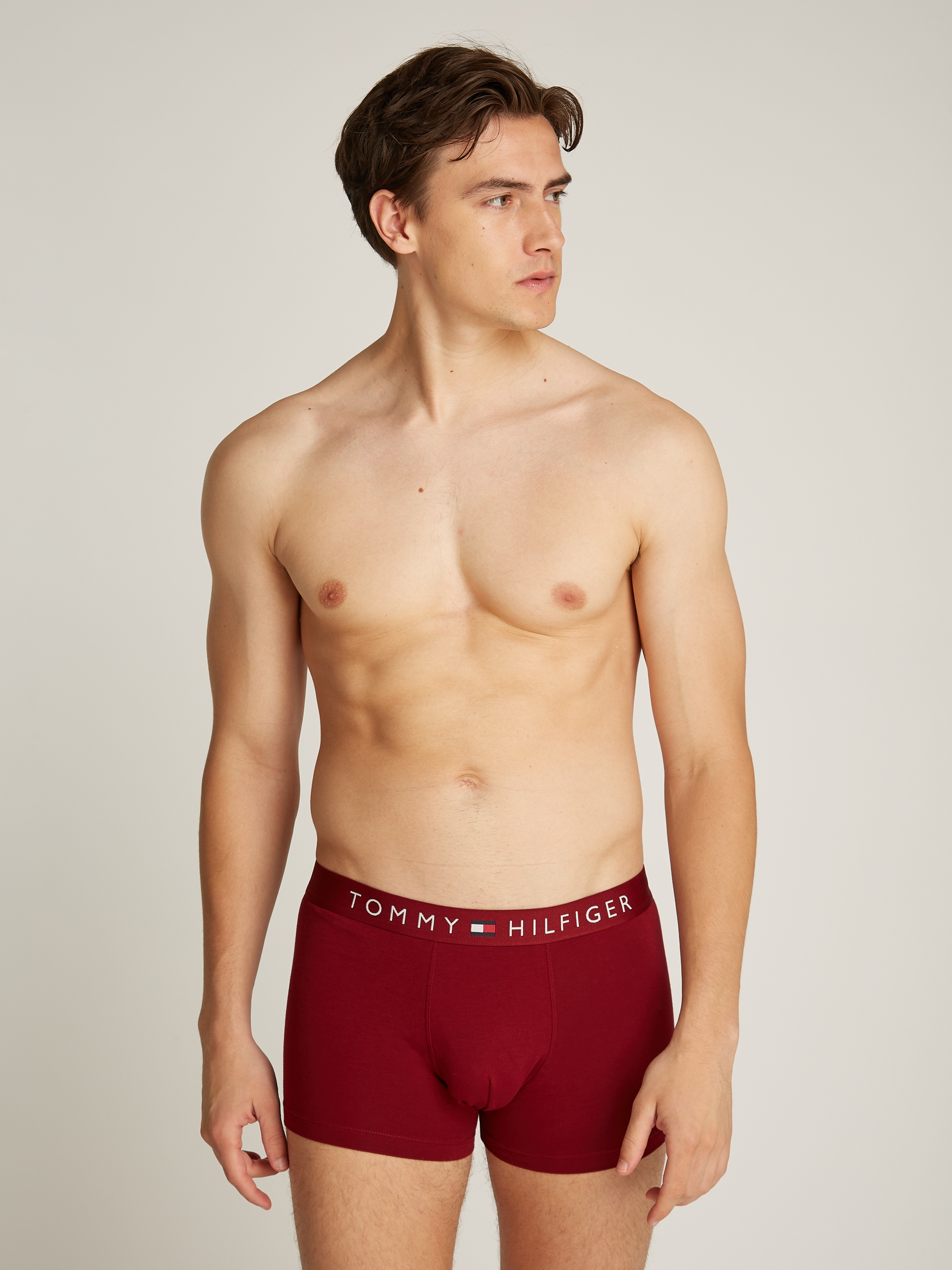 Tommy Hilfiger Underwear Trunk »3P TRUNK DTM«, (Packung, 3 St., 3er), mit Logobund