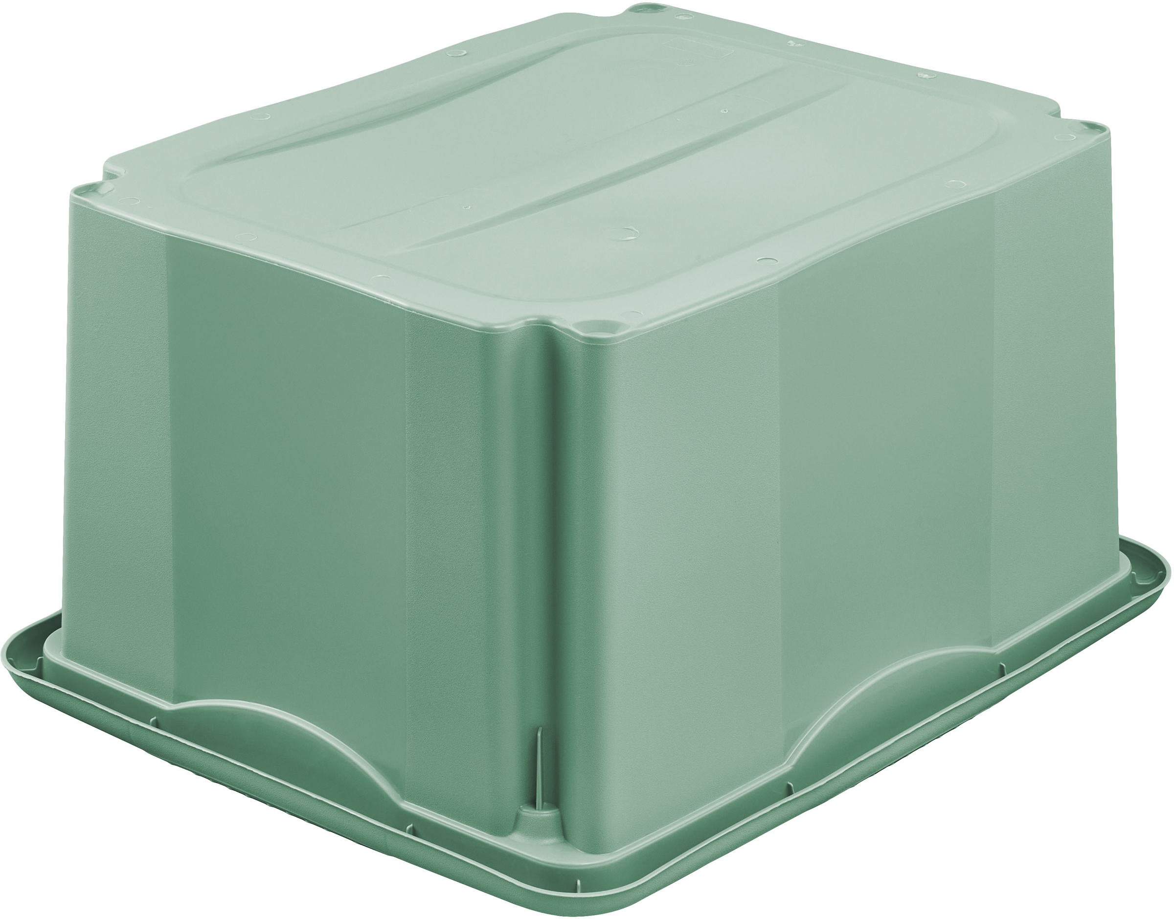 keeeper Aufbewahrungsbox »Emil, 3er Set, 24 L, 41 x 34,5 x 22 cm« ineinander und aufeinander stapelbar