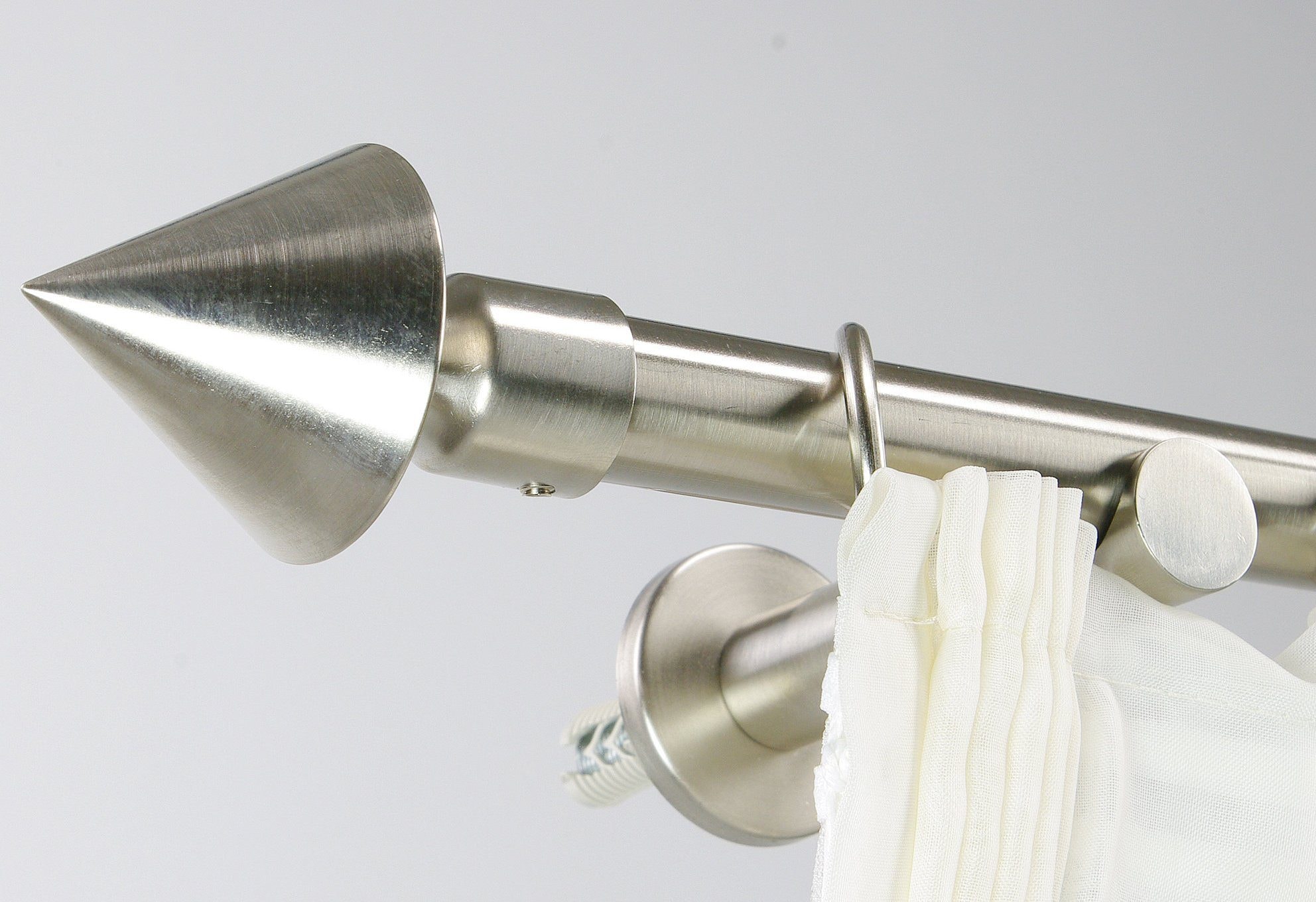 Liedeco Gardinenstange »Kegel«, 1 läufig-läufig, Fixmaß