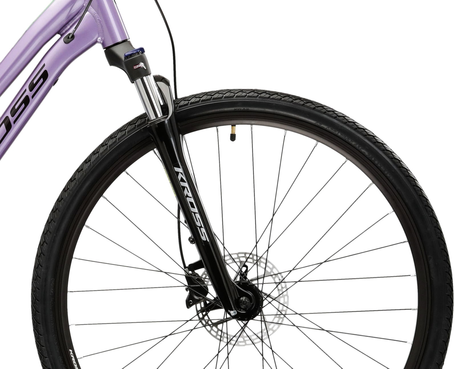 Kross Crossrad »Crossrad Evado 5.0 lila 18 Gänge«, 18 Gang, Shimano, CUES U3020 Schaltwerk, Kettenschaltung