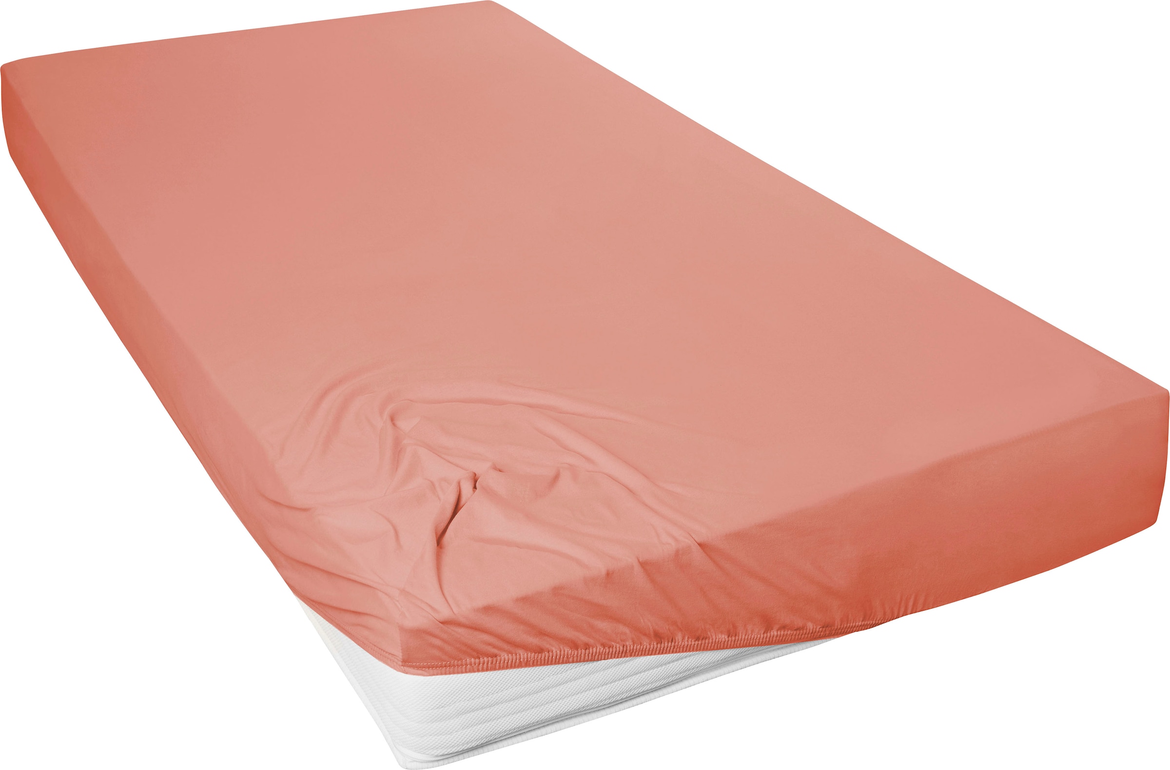 Primera Spannbettlaken "Mako-Feinjersey Spannbetttuch" Geeignet für Standardmatratzen bis 22 cm, 100% Baumwolle