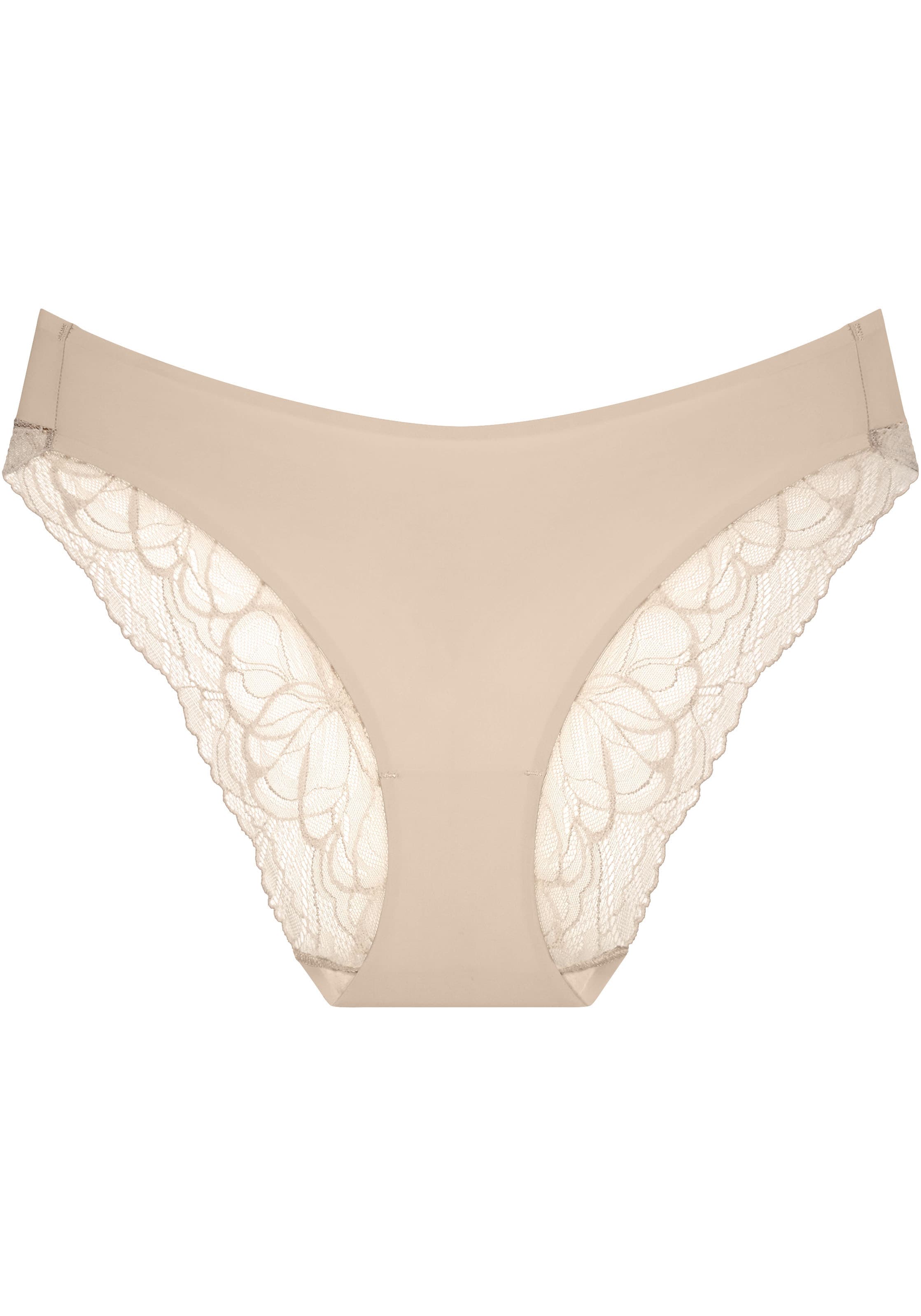 Triumph Tai-Slip »Body Make-Up Illusion Lace«, florale Stretch-Spitze, hoher Beinausschnitt, weiche Microfaser