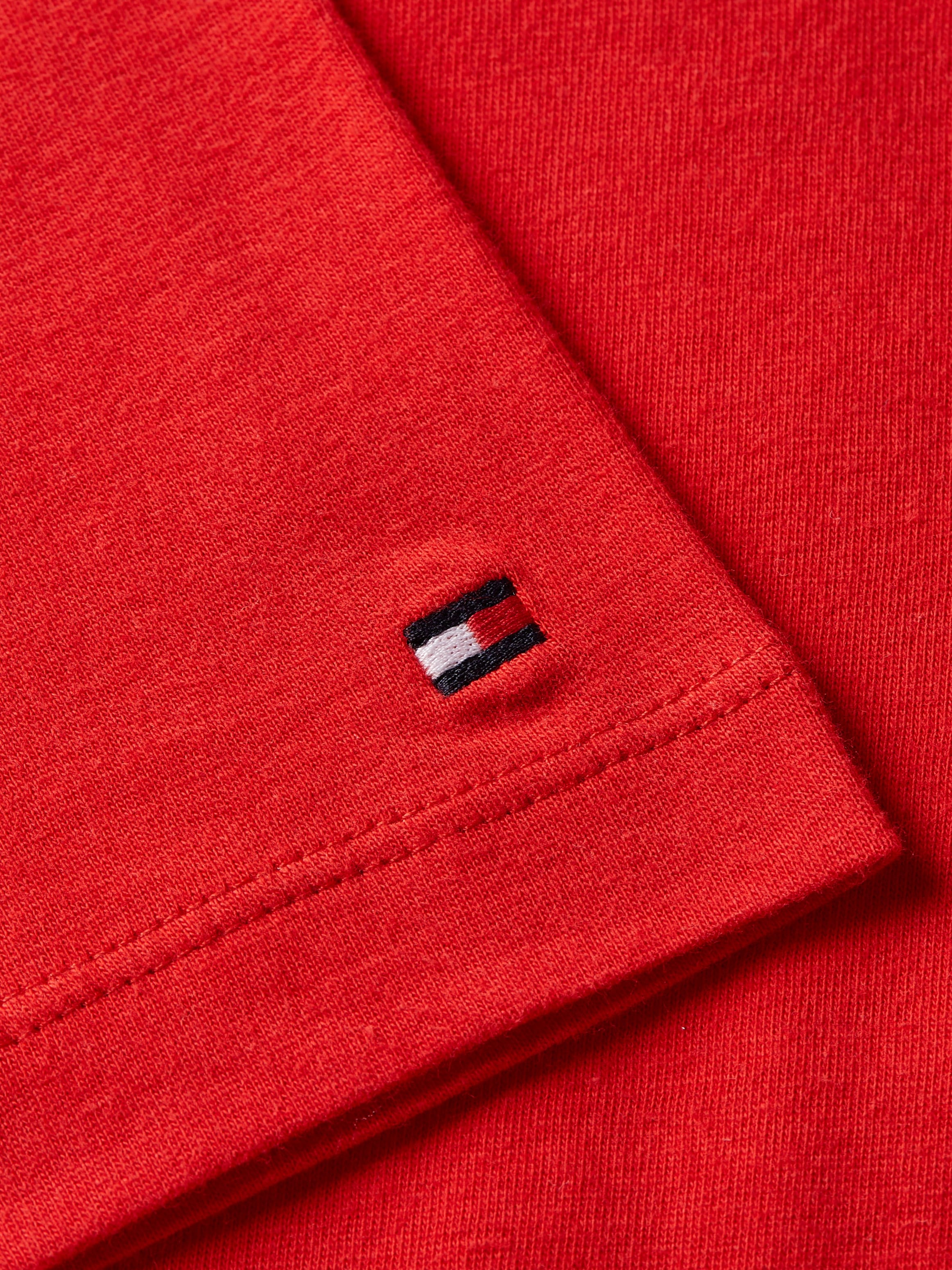 Tommy Hilfiger Kurzarmshirt »REG CORP LOGO C-NK SS« Baumwolle