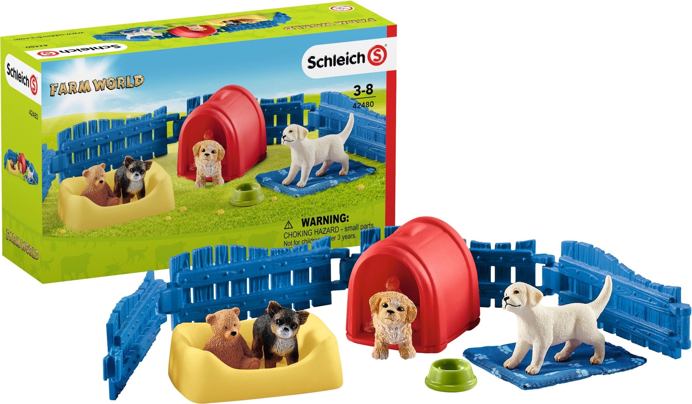 Schleich® Spielwelt »FARM WORLD, Welpenstube (42480)« kaufen