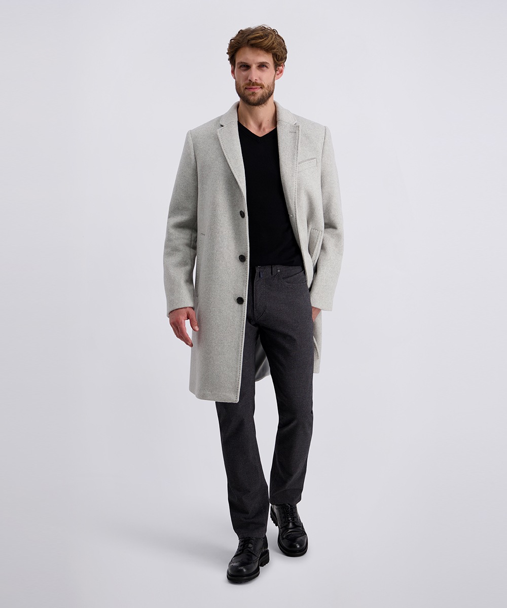 Pierre Cardin 5-Pocket-Hose »PC-Lyon«, fein gemusterst