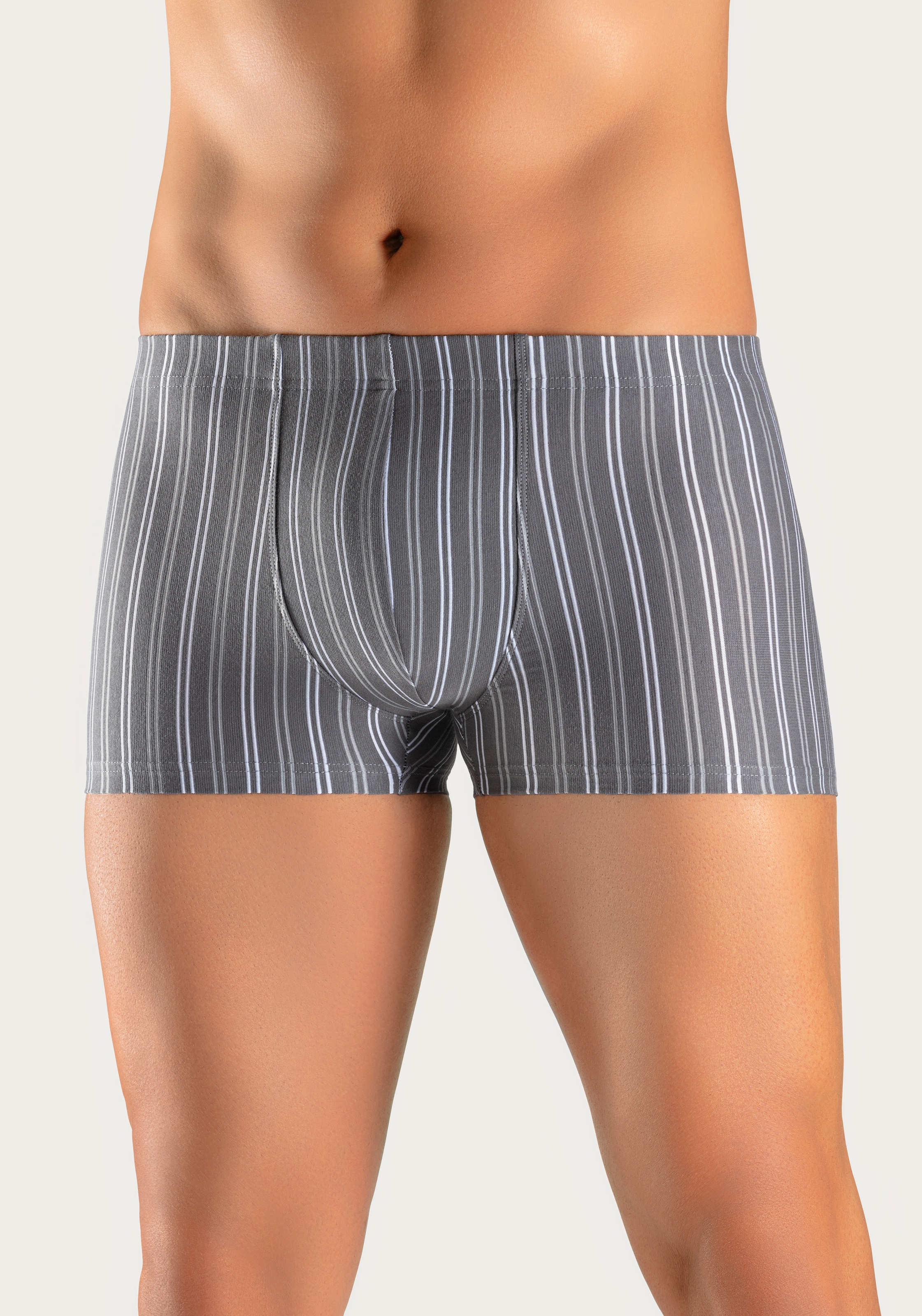 le jogger® Boxer »Boxershorts für Herren«, (Packung, 3 St.), mit garngefärbten Streifen