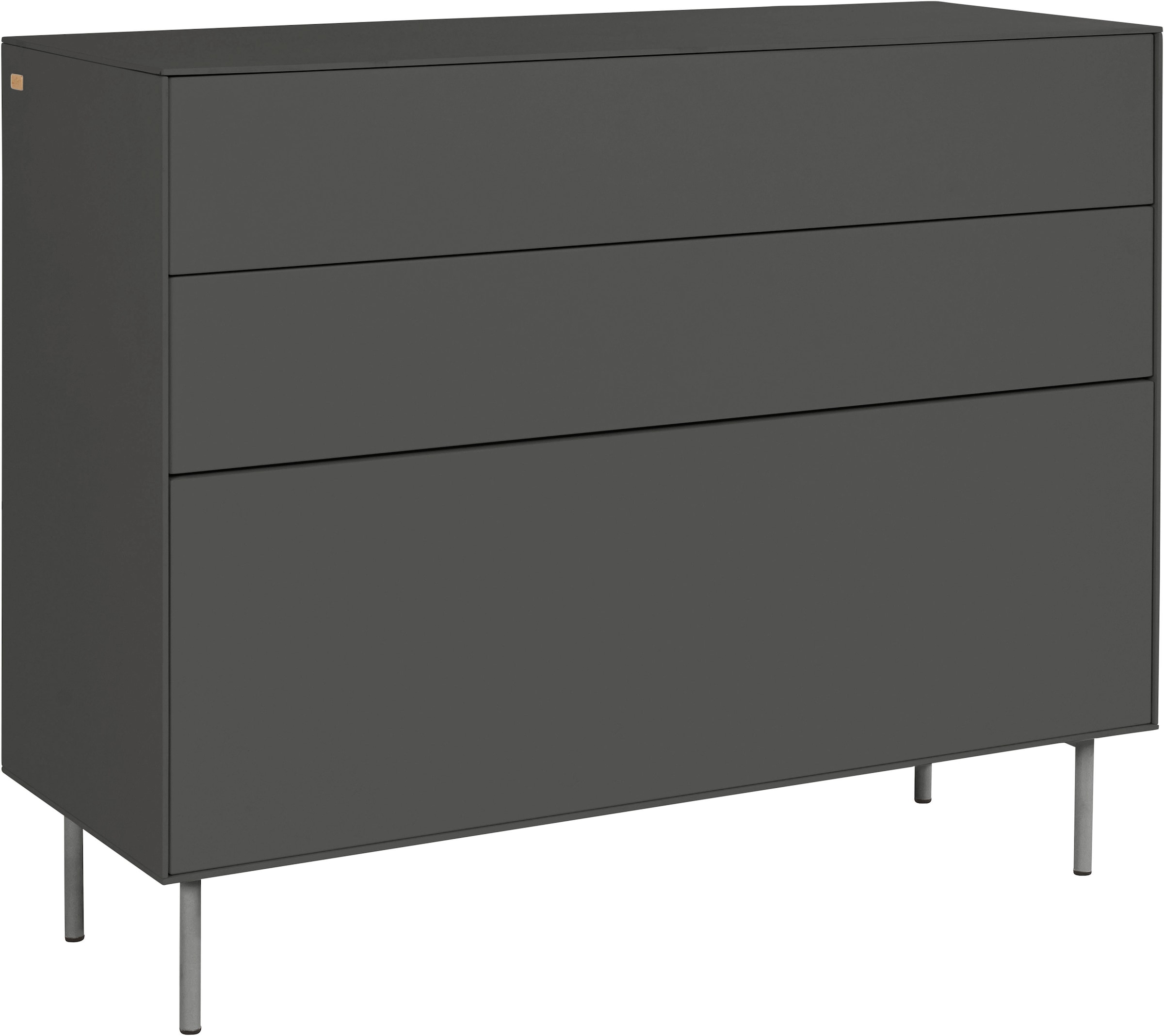 LeGer Home by Lena Gercke Sideboard »Essentials«, Breite: 112cm, MDF lackiert, Push-to-open-Funktion