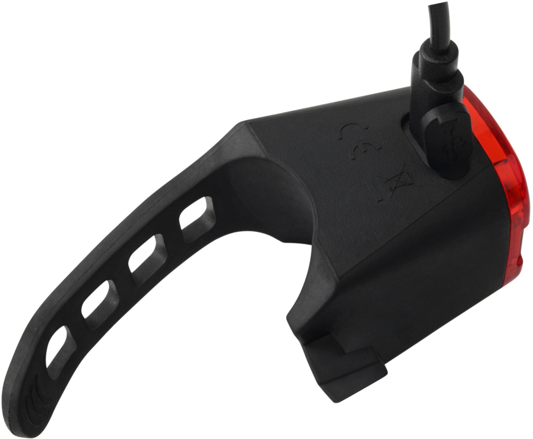 FISCHER Fahrrad Fahrradbeleuchtung »Akku Beleuchtungsset SQUARE 40/20 Lux«