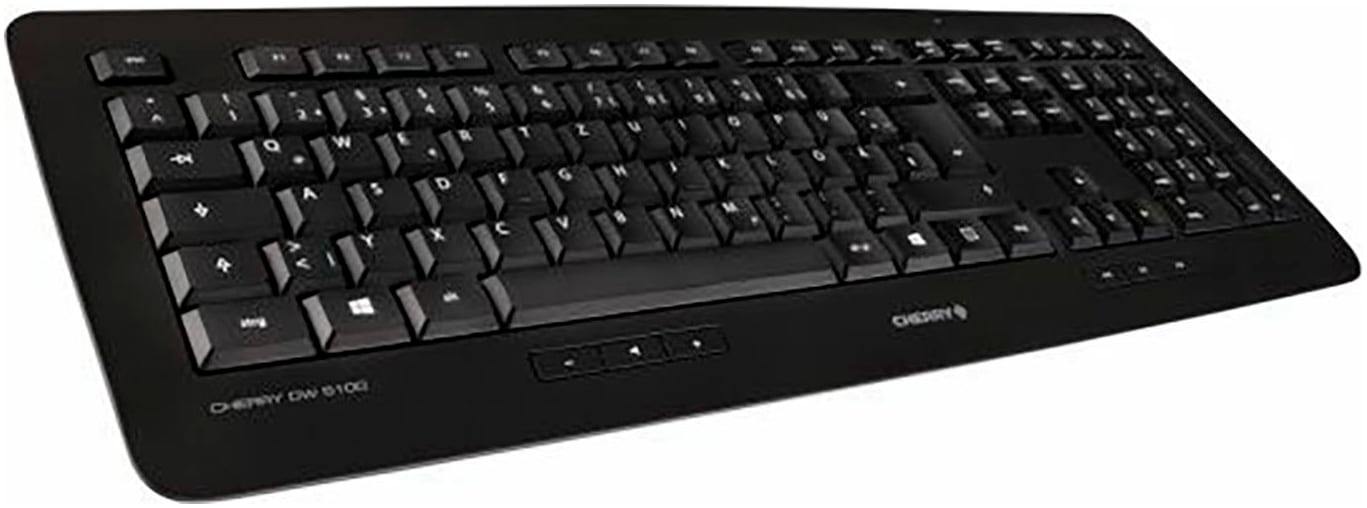Cherry Wireless-Tastatur »DW 5100«, (Ziffernblock-Profil-Speicher-USB-Anschluss)