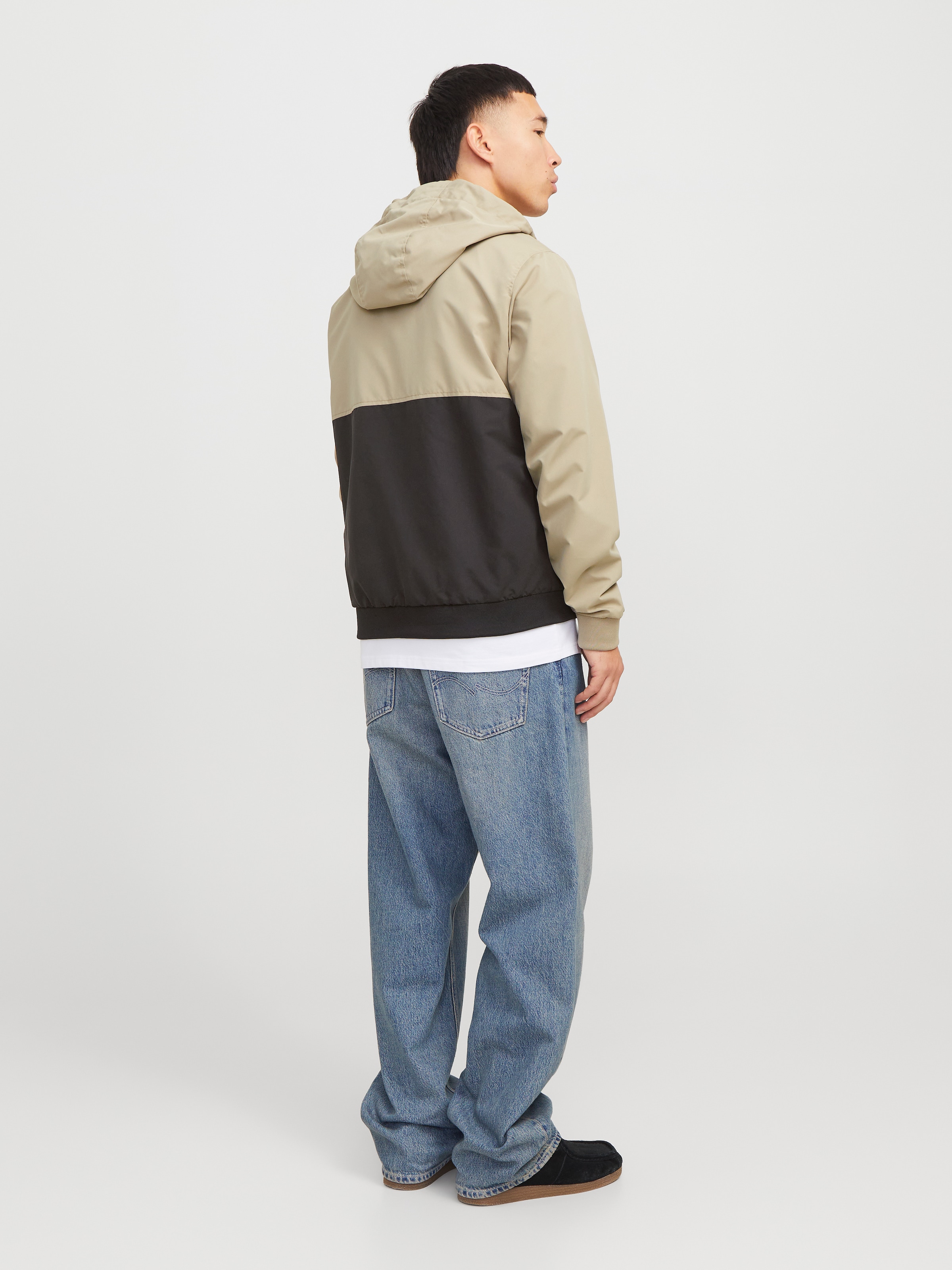 Jack & Jones Blouson »JJERUSH HOOD BOMBER NOOS«, mit Kapuze, mit Logo Schriftzug