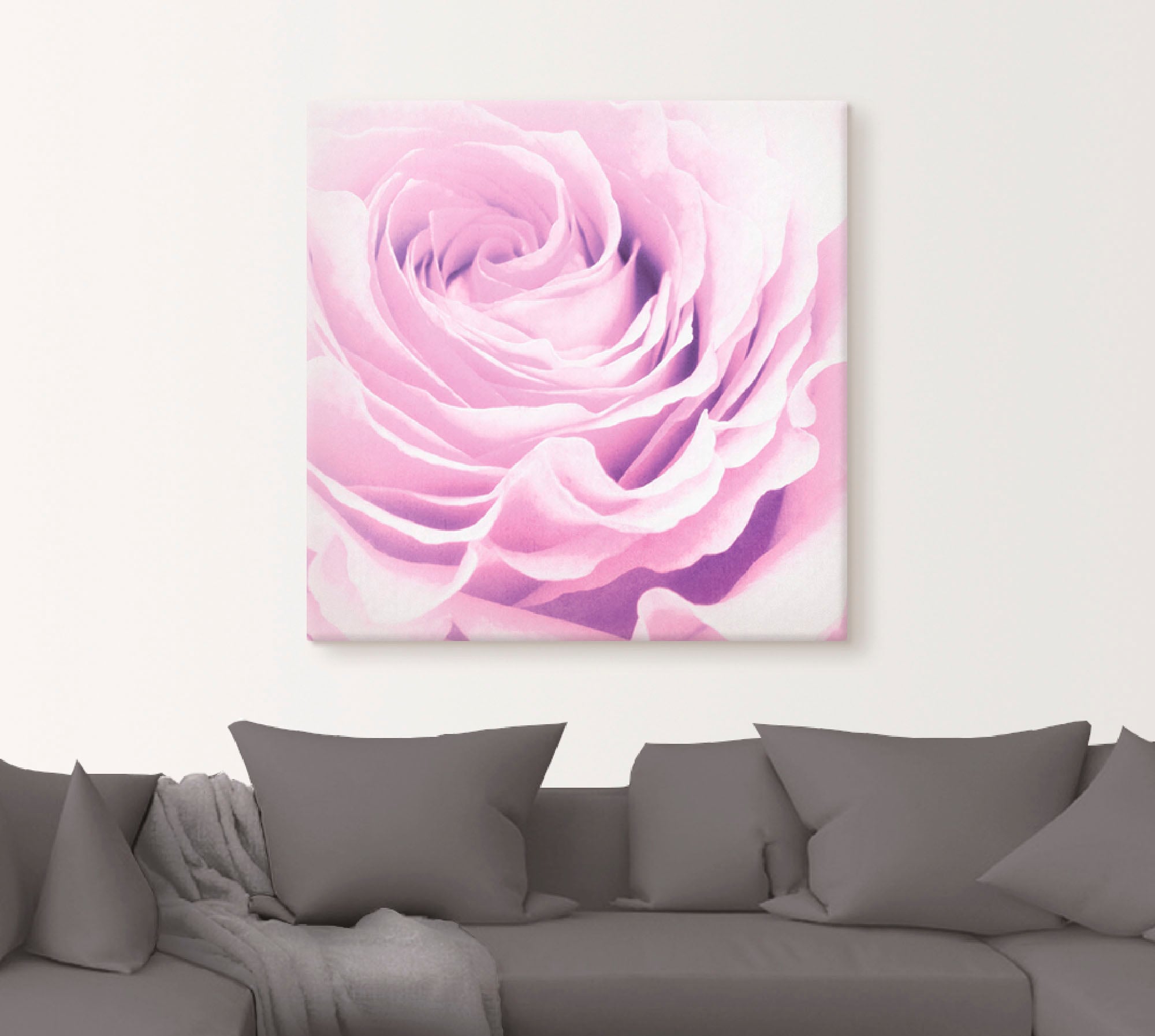 Artland Wandbild »Pastell Rose« 1 Stk. tlg. als Leinwandbild, Poster, Wandaufkleber in verschied. Größen