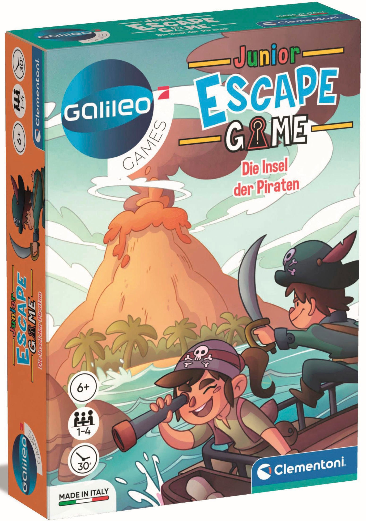 Spiel »Galileo, Escape Game Junior Die Insel der Piraten«, Made in Europe; FSC® -...