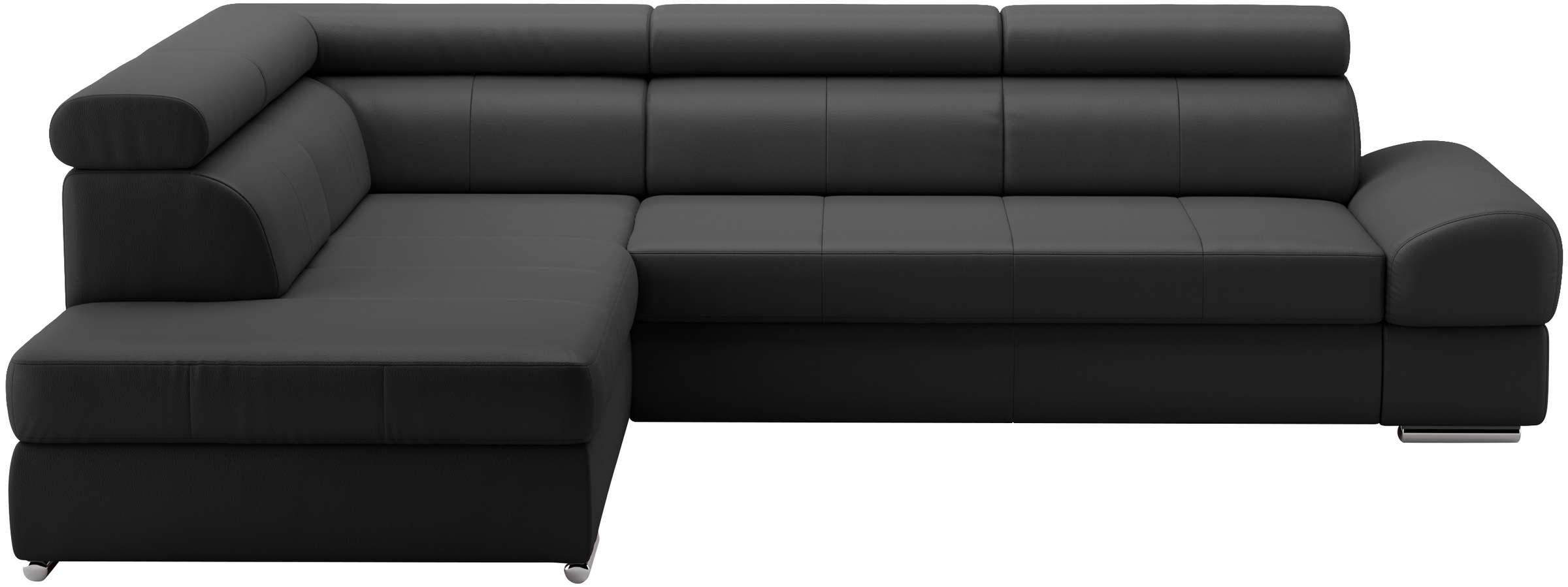 sit&more Ecksofa »Broadway L-Form«, mit verstellbaren Kopfteilen, wahlweise mit Bettfunktion