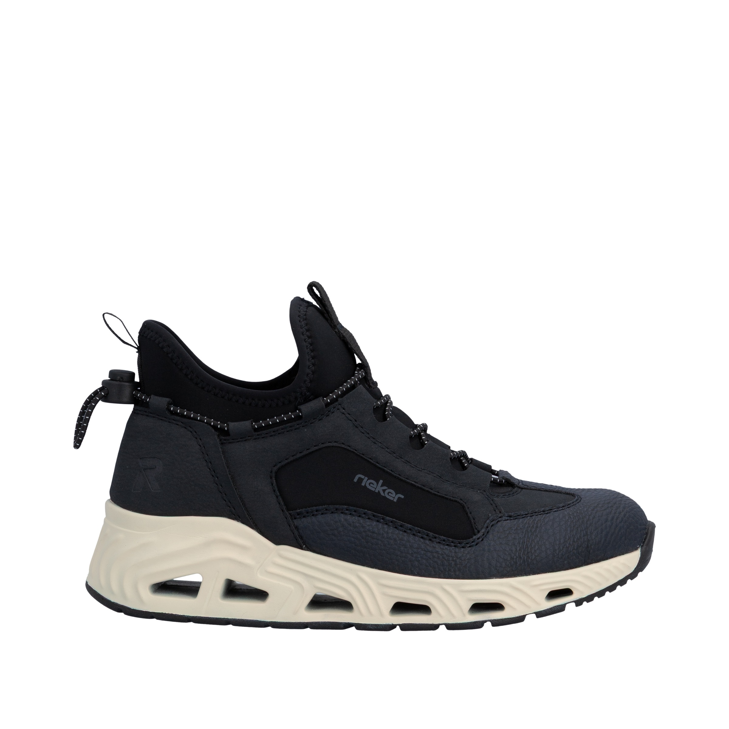 Rieker Slip-On Sneaker  Freizeitschuh, Schnürschuh, Slip-On mit Gummizug