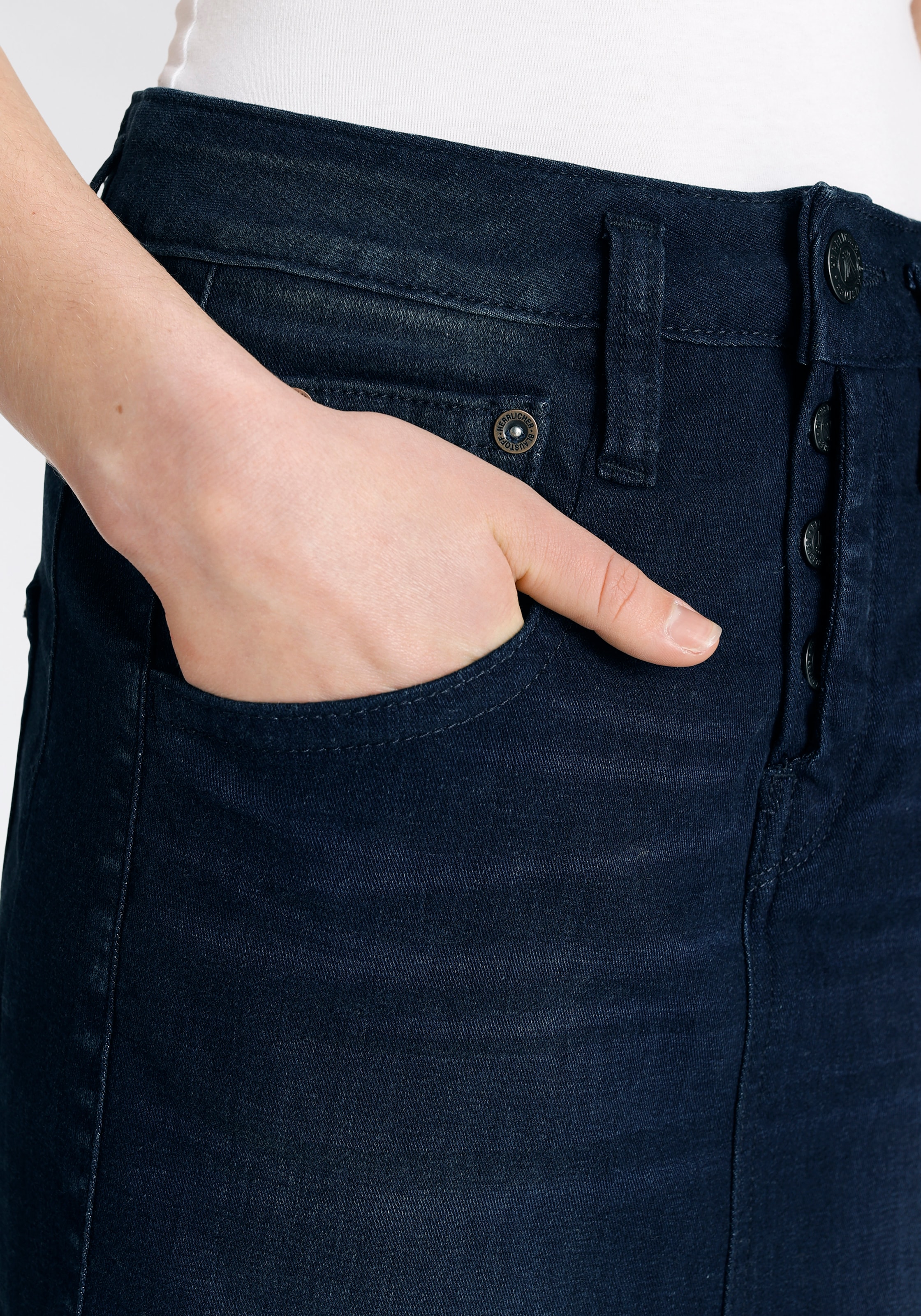 Herrlicher Jeansrock »Rock Shyra Skirt Denim Smooth«