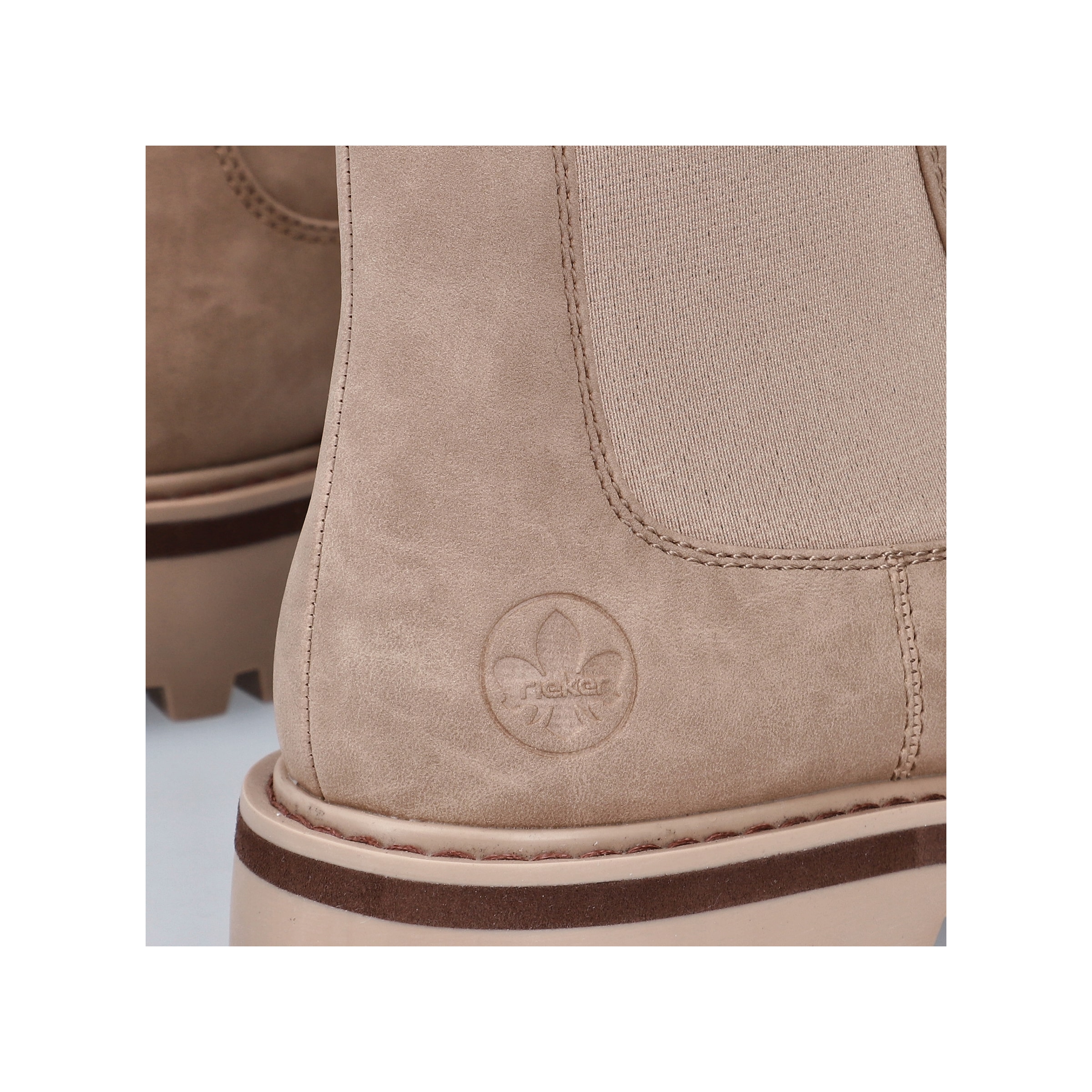 Rieker Winterboots  Stiefelette, Chelseaboots mit Warmfutter und Stretcheinsatz