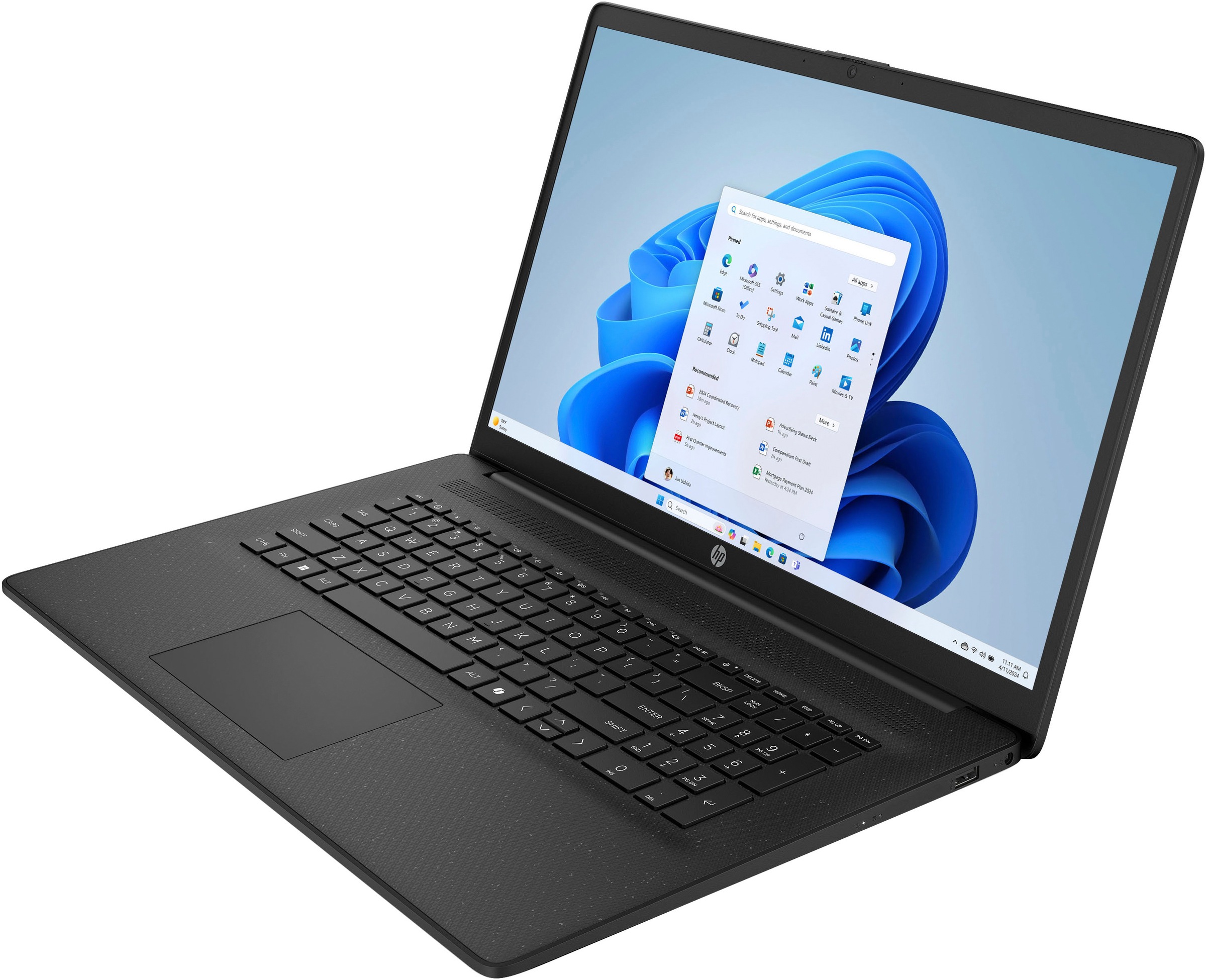 HP Notebook »17-cp2237ng«, 43,9 cm, / 17,3 Zoll, AMD, Ryzen 3, Radeon Graphics, 512 GB SSD