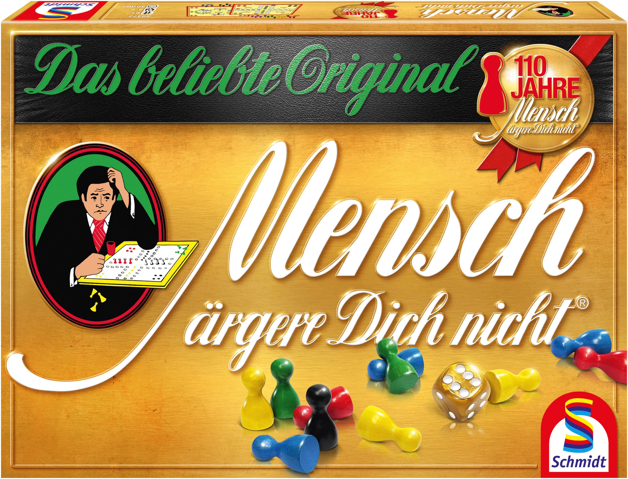 Schmidt Spiele Spiel »GOLD Mensch ärgere Dich nicht® 110 Jahre«, Made in Germany