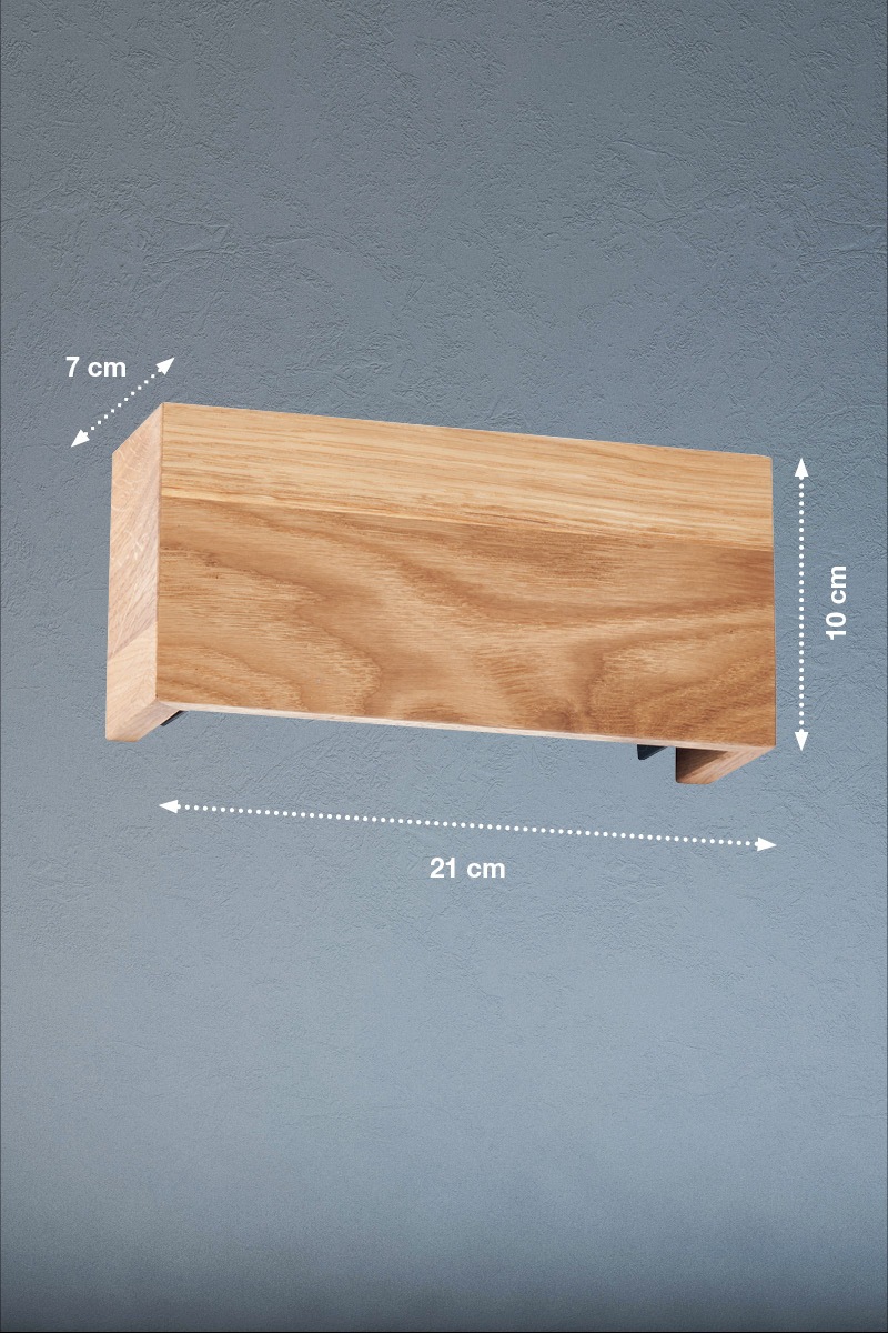 FISCHER & HONSEL LED Wandleuchte »SHINE-WOOD«, 6 flammig, Leuchtmittel LED-Modul | LED wechselbar, Made in Germany, langlebige LED