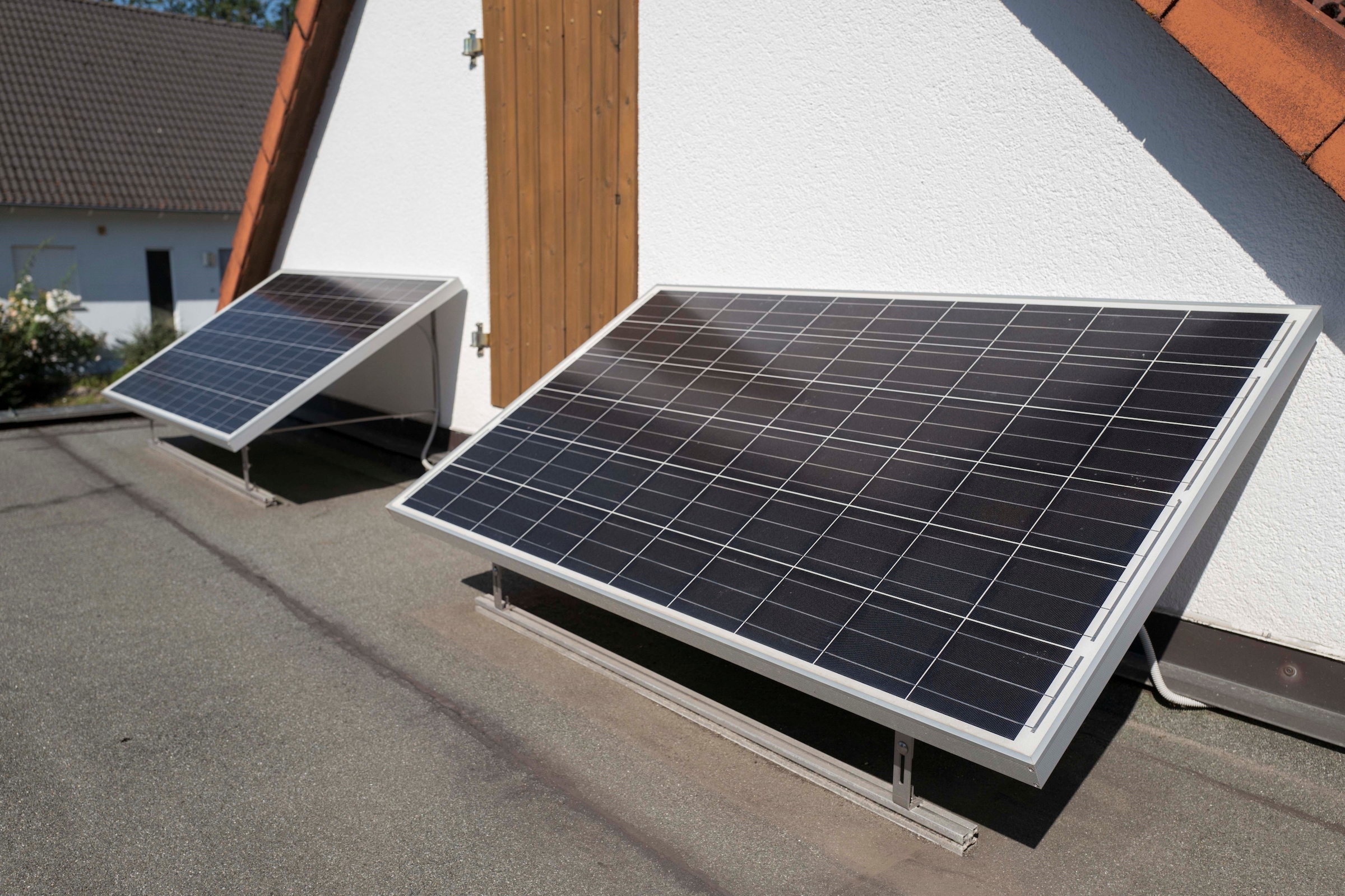 Sunset Balkonkraftwerk »SUNpay®430 plus (MH)«, (Set), 430W-Set aus deutscher Produktion, inkl. Halterung für kleine Balkone