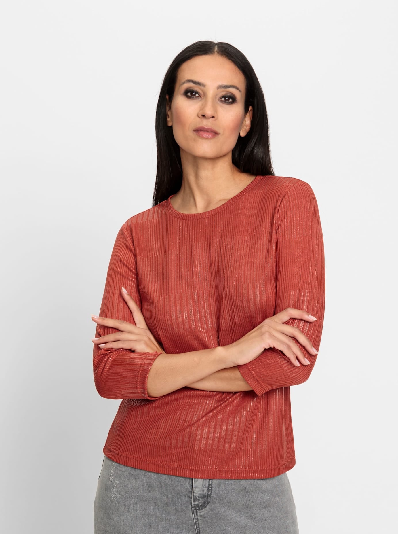 heine Rundhalsshirt »Shirt«, (1 tlg.)