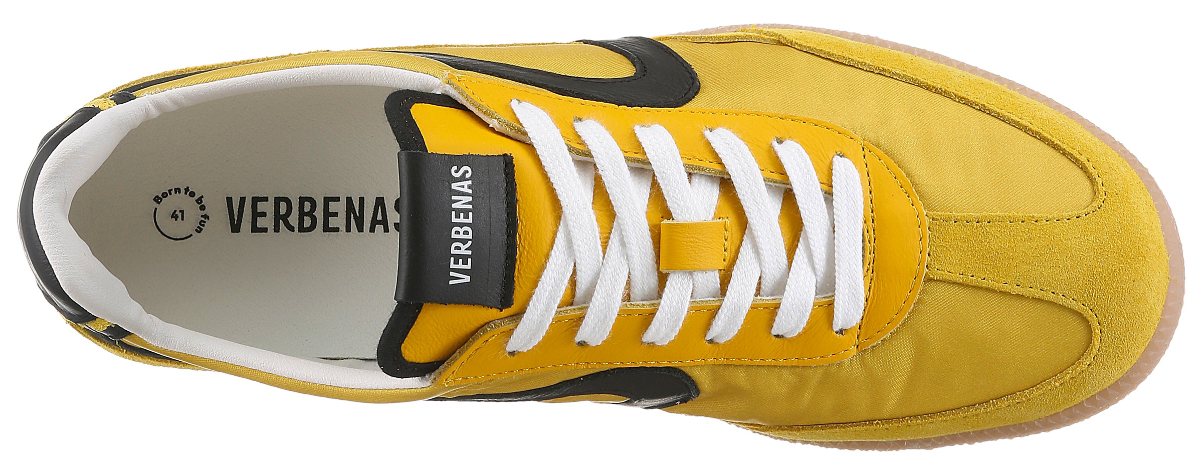 VERBENAS Sneaker »SIMON«  Retrosneaker, Schnürschuh, Freizeitsneaker mit honigfarbener Laufsohle