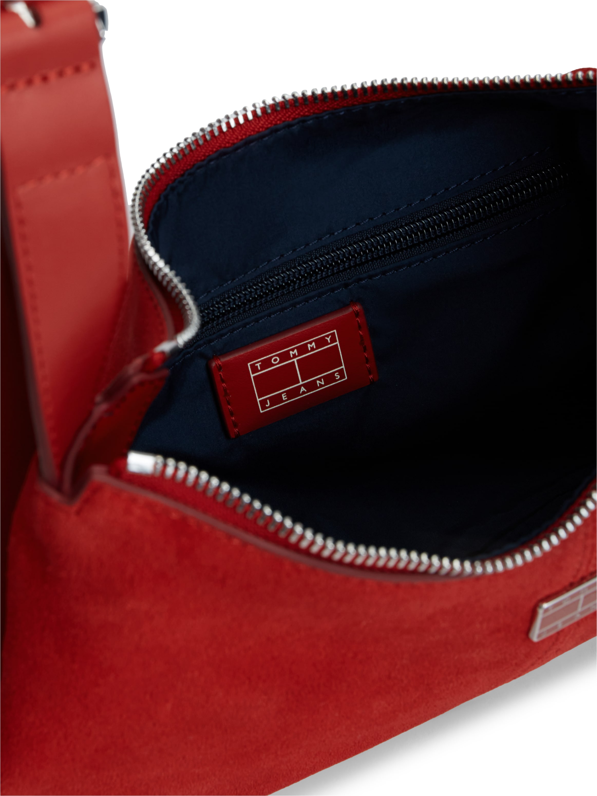 Tommy Jeans Schultertasche »TJW SLOUCHY SUEDE SHOULDER BAG« Tragetasche, Schultertasche, Handtasche mit Ziernaht