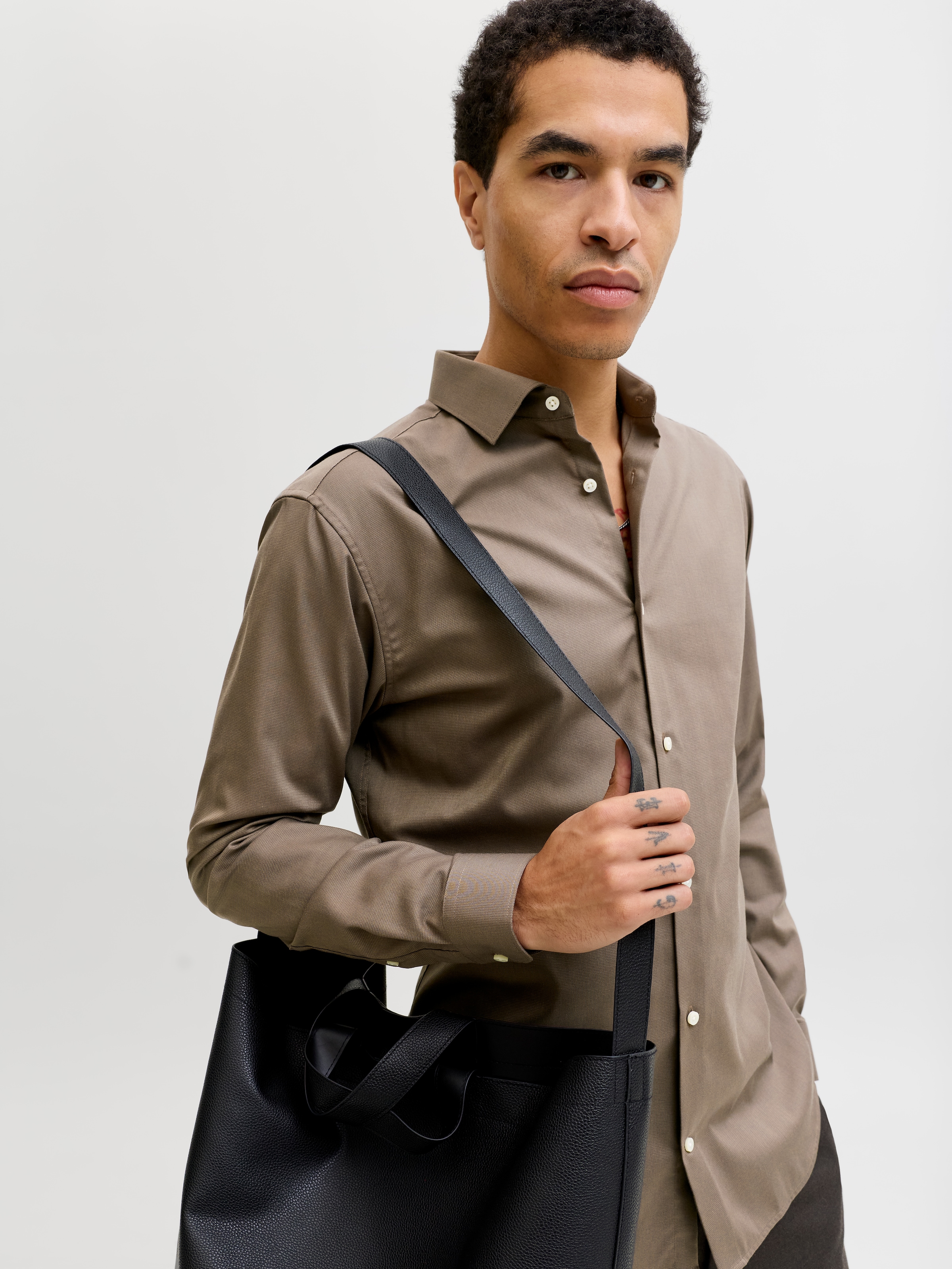 Jack & Jones Langarmhemd »JPRBLAPARKER Slim Fit Hemd, atmungsaktiv, ideal für den Alltag« Baumwolle, slim fit