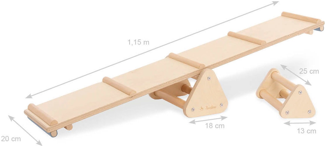 Pinolino® Balancetrainer »Balancewippe und -balken »Kari««, Made in Europe