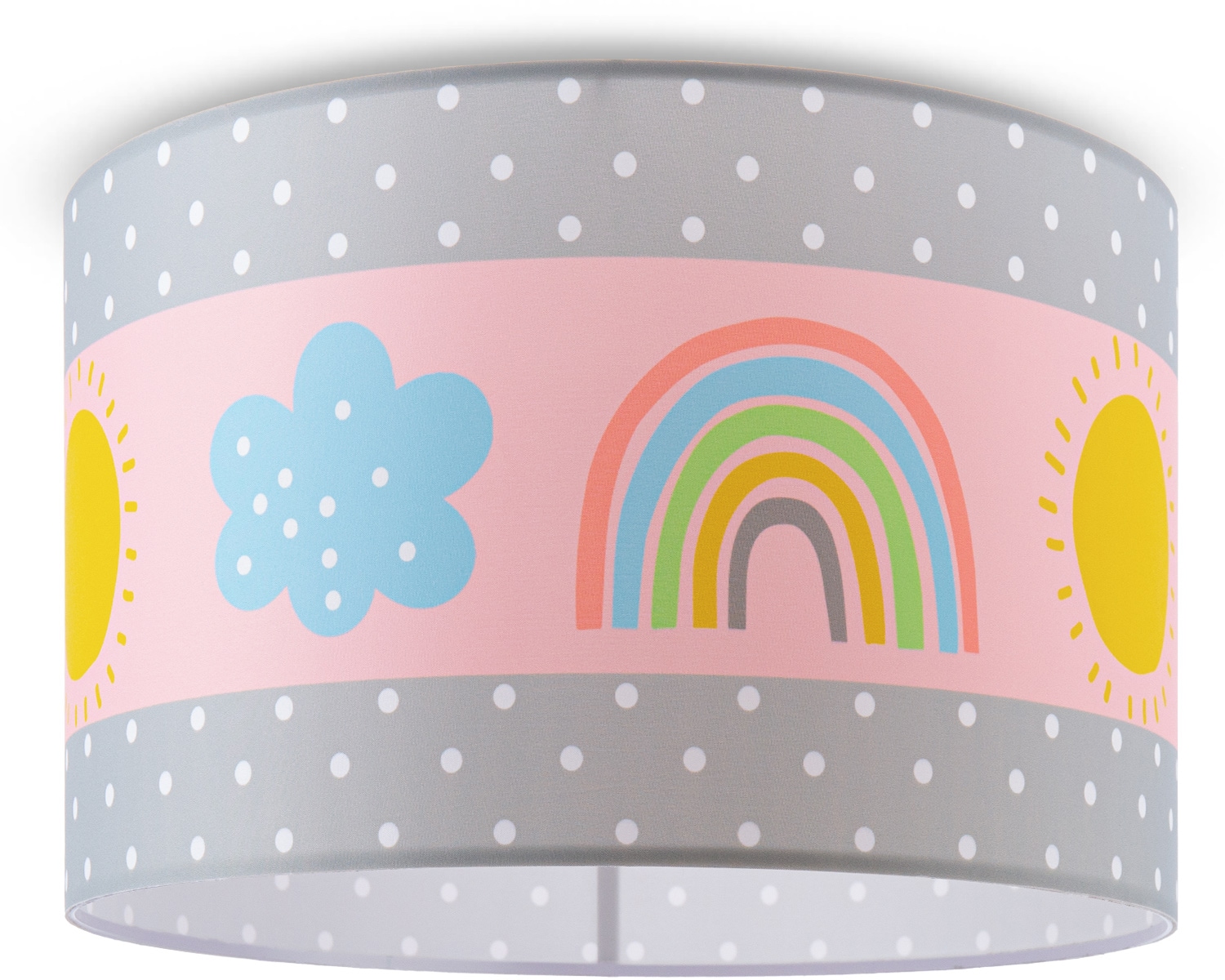 Paco Home Deckenleuchte »Cosmo 962«, 1 flammig-flammig, Lampe Kinderzimmer  Deckenlampe Regenbogen Sonne Rosa Grau Weiß E27 online kaufen | mit 3  Jahren XXL Garantie