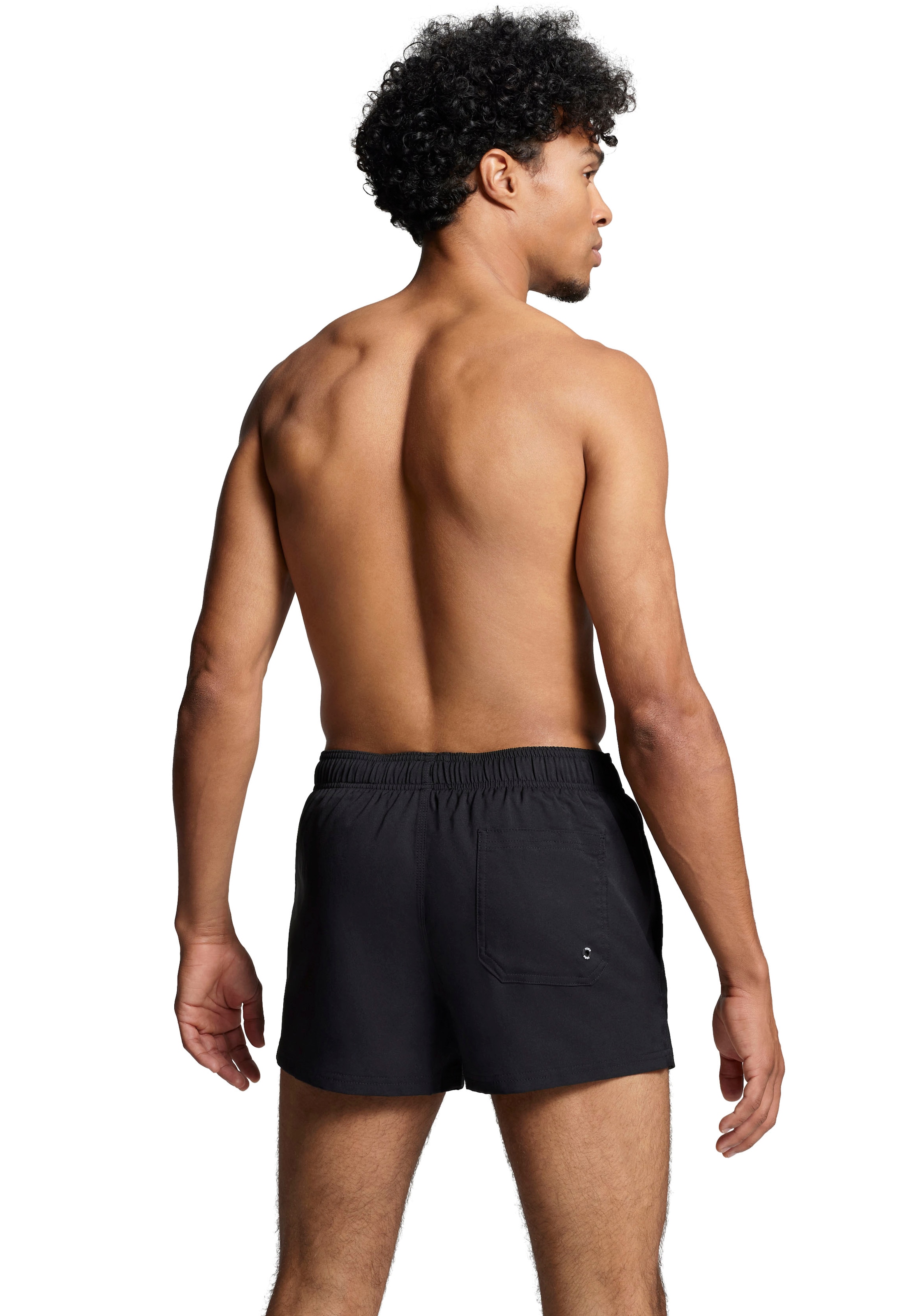 PUMA Badeshorts »PUMA SWIM MEN SHORT LENGTH SWIM SHORTS« mit seitlichen Eingriff-Taschen,   Gesäßtasche mit Klettverschluss
